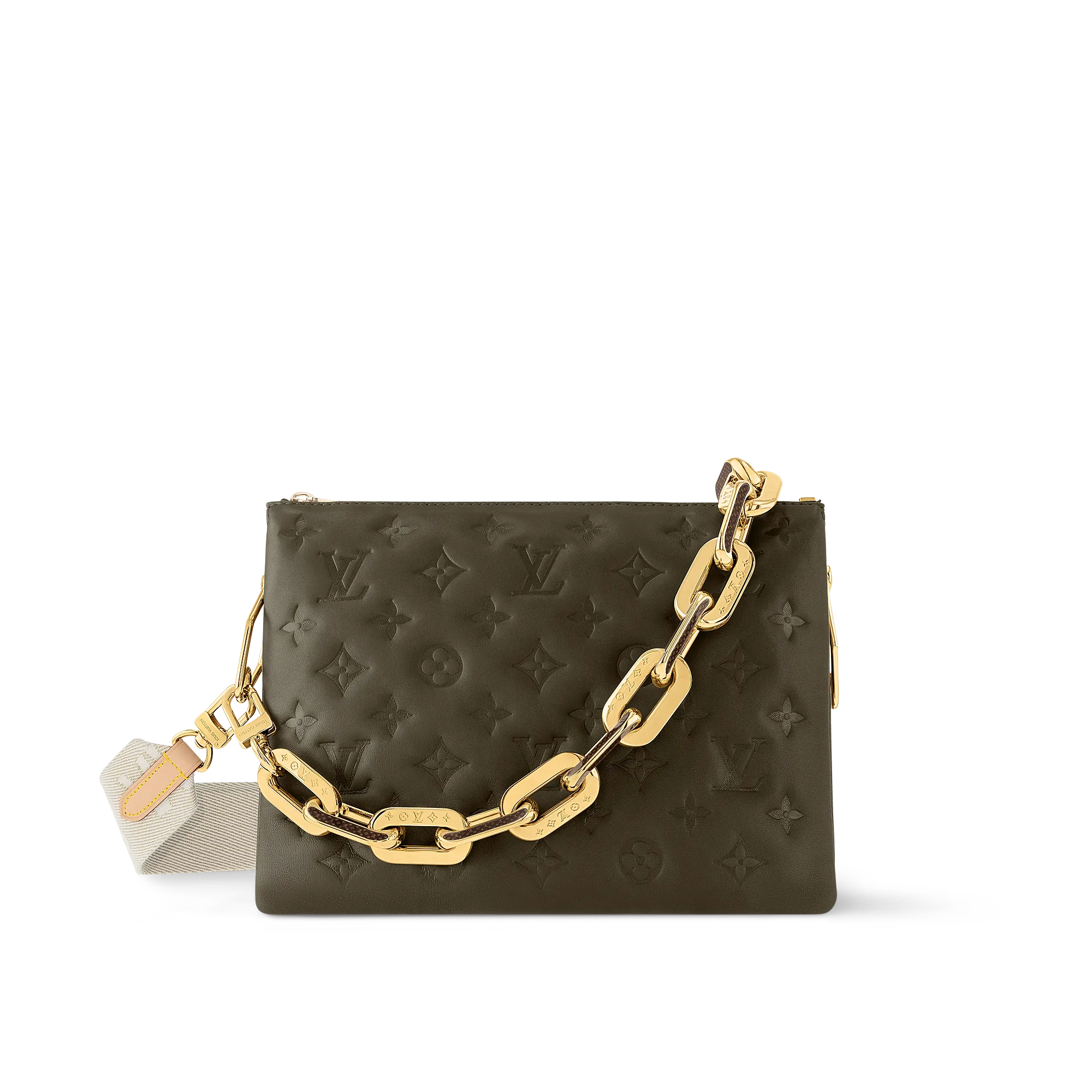 Louis Vuitton Coussin PM Coussin - Women - Handbags M11933 Khaki/Chocolate