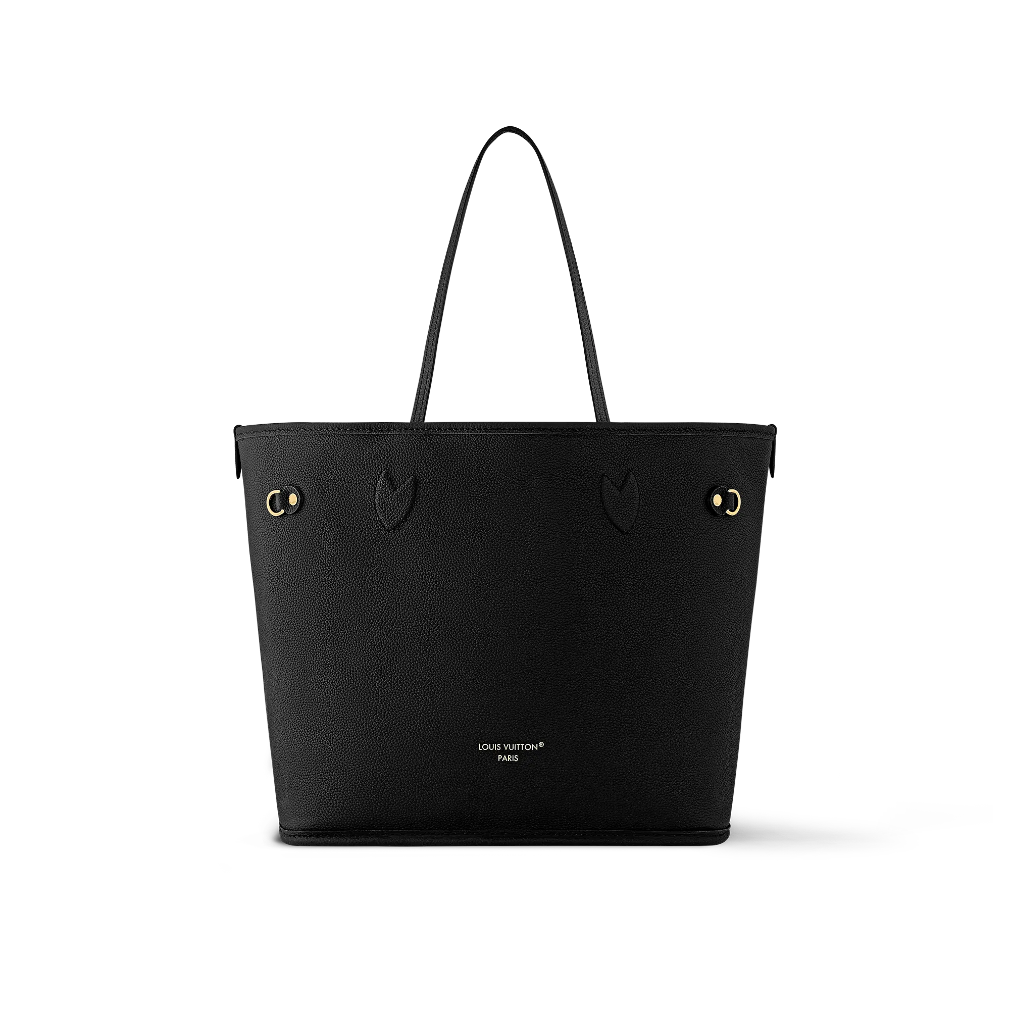 Louis Vuitton Neverfull MM Inside Out Leather Tote M11946 Black