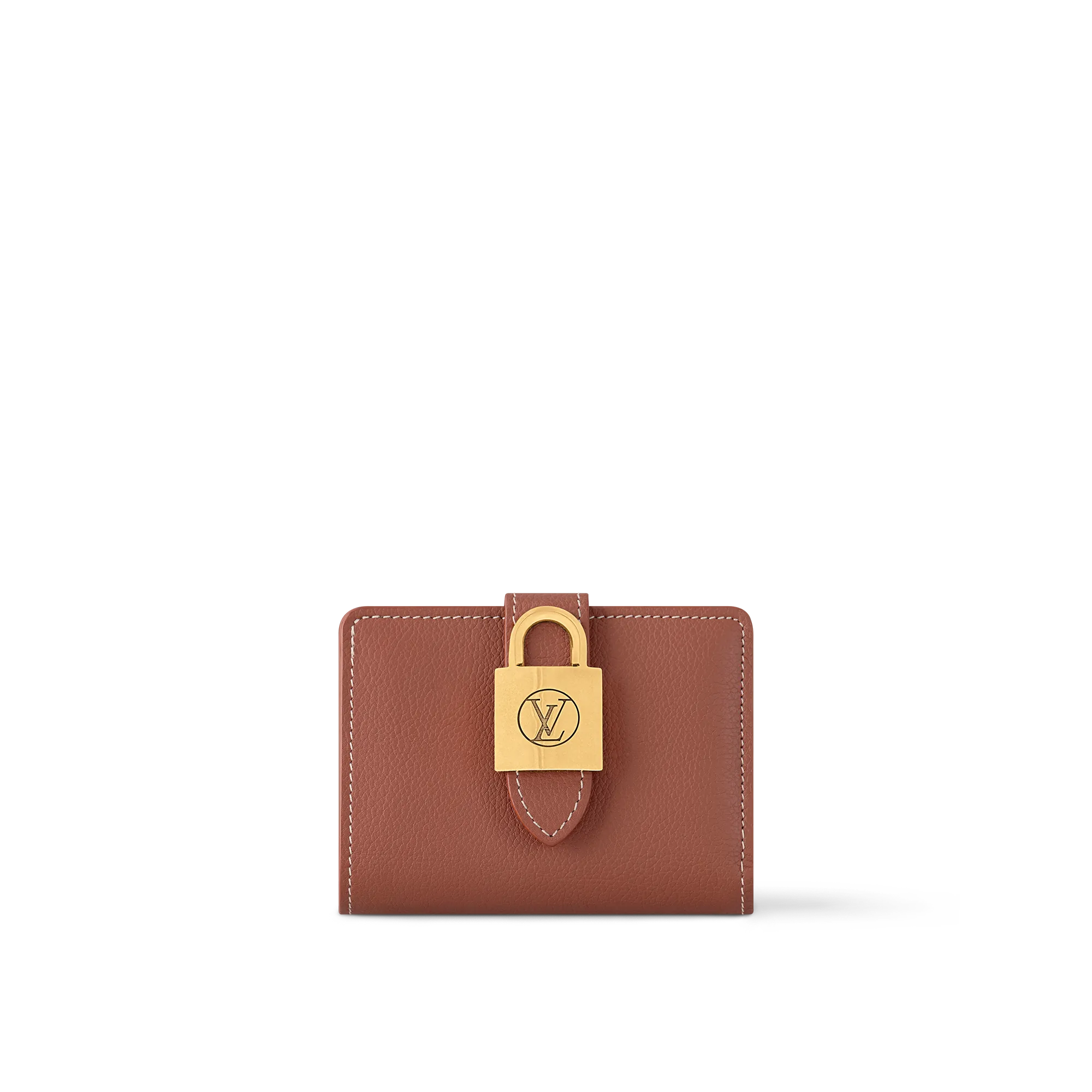Louis Vuitton Low Key Compact Wallet Calfxx - New - For Women M12148 Brown
