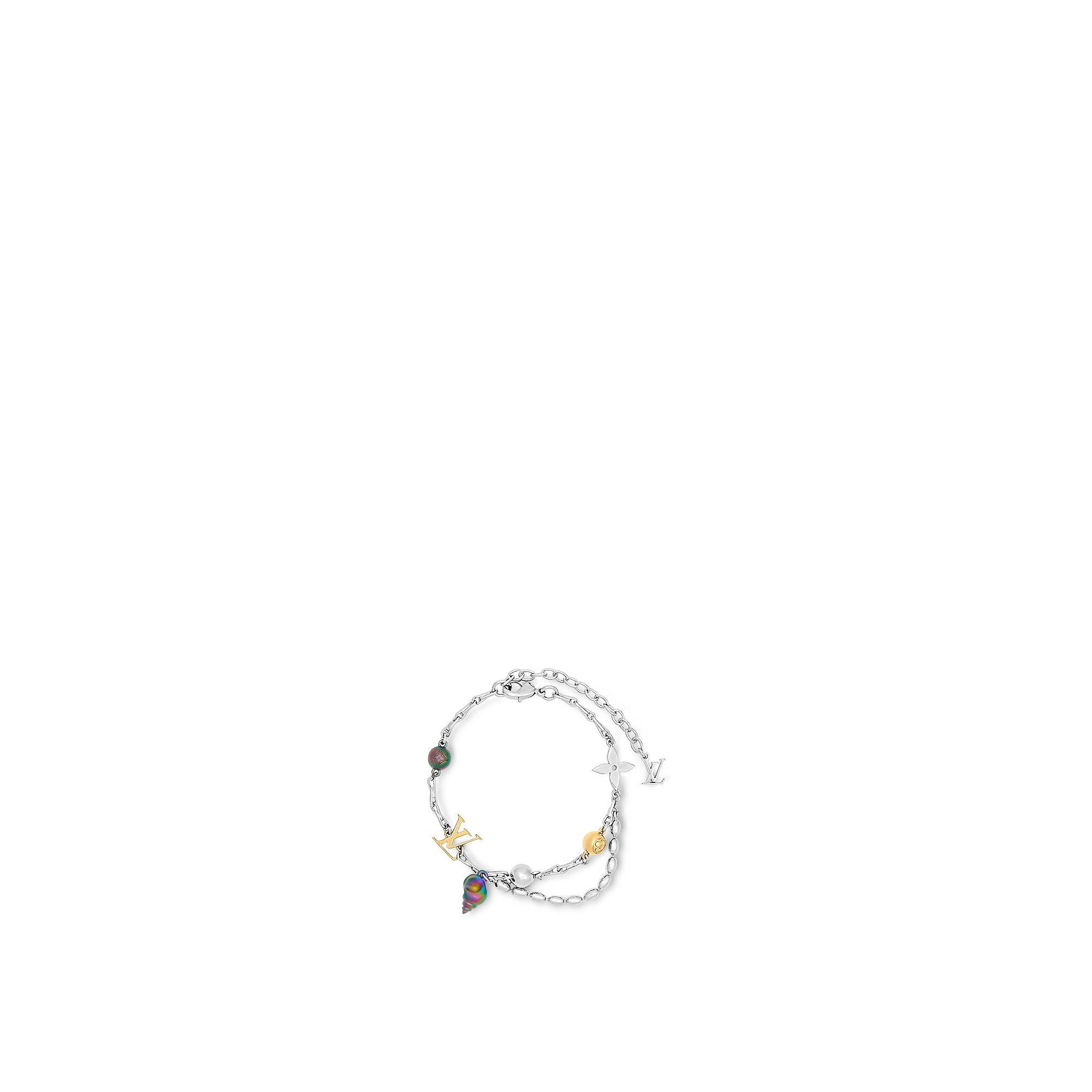 Louis Vuitton LV Shell Bracelet S00 - Men - Fashion Jewelry M1227A