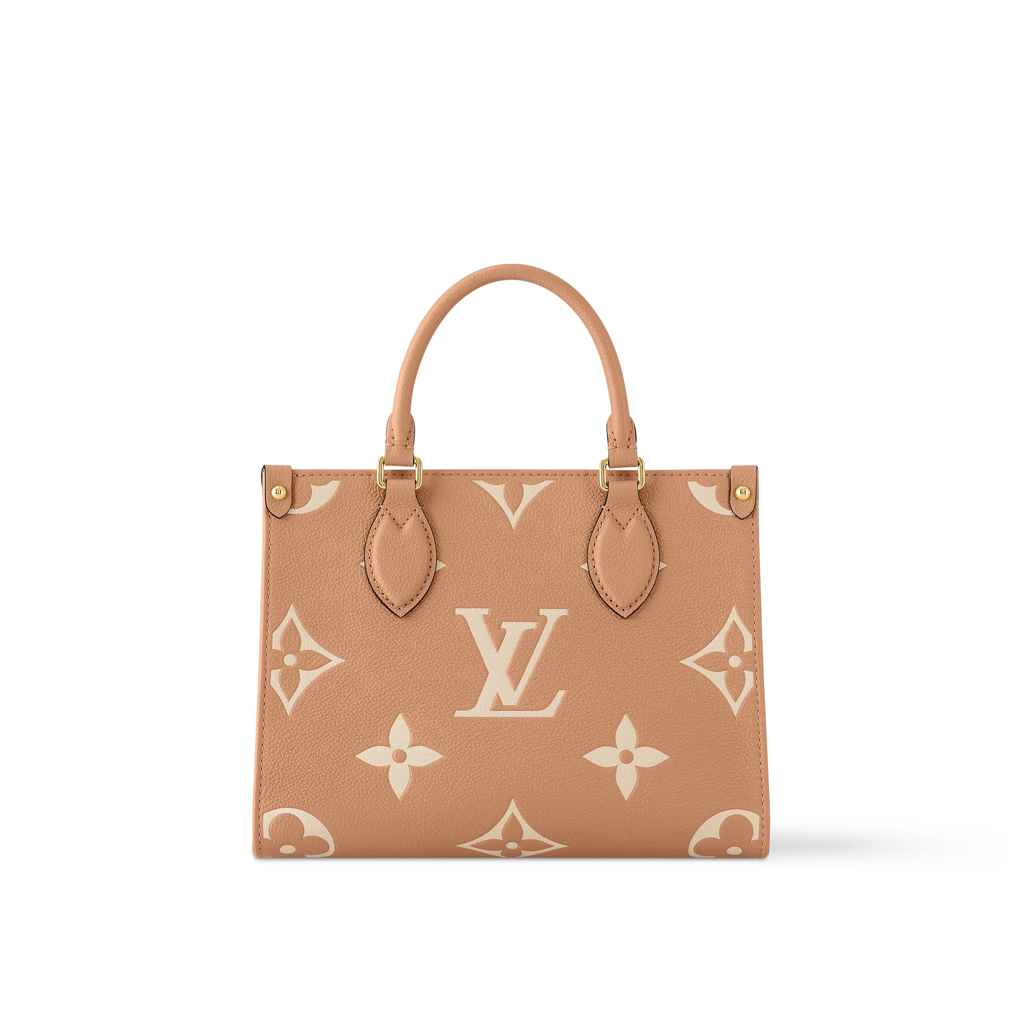 Louis Vuitton OnTheGo PM Bicolor Monogram Empreinte Leather - Women - Handbags M12513 Arizona / Crème