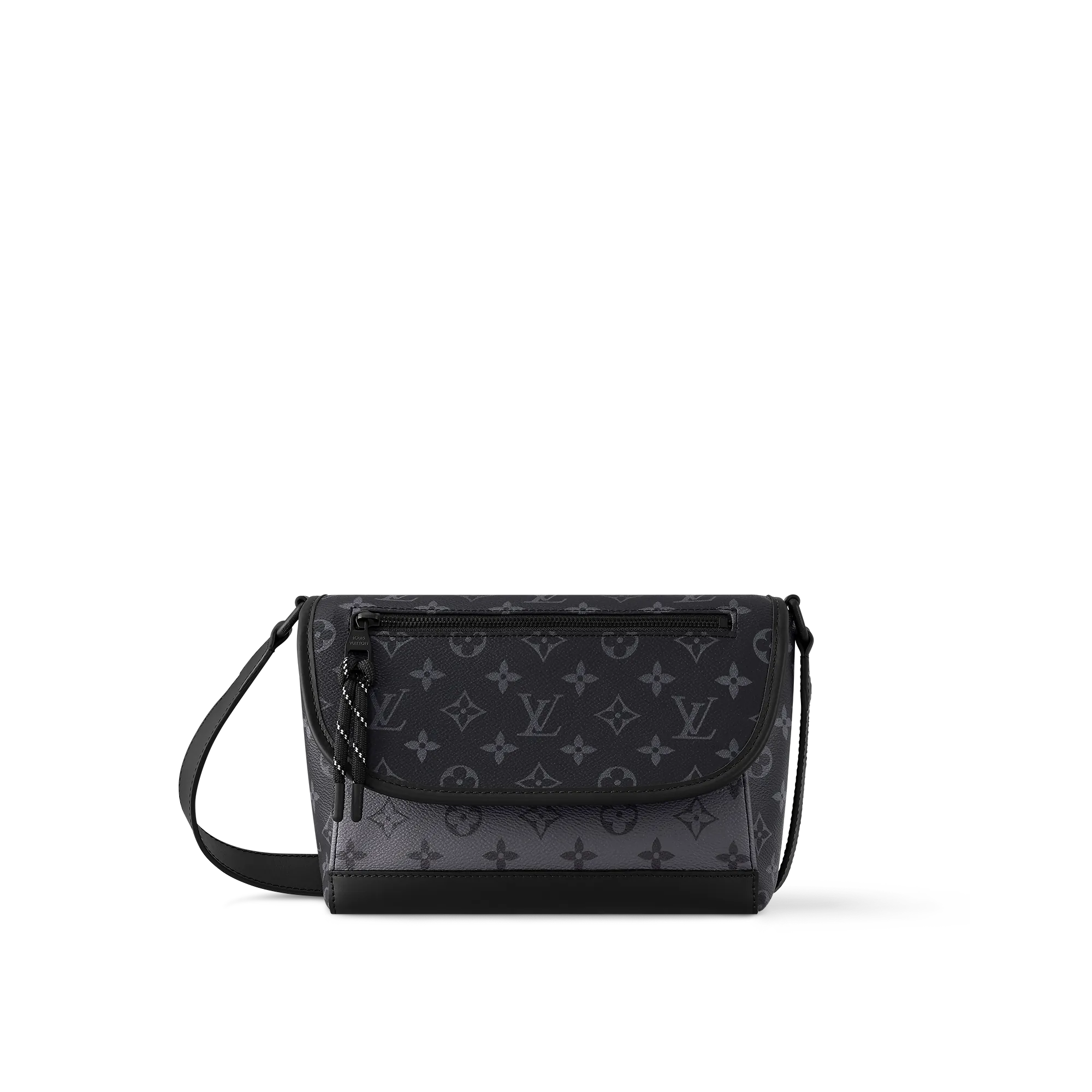 Louis Vuitton Pulse Messenger Monogram Eclipse Canvas - Men - Bags M12681