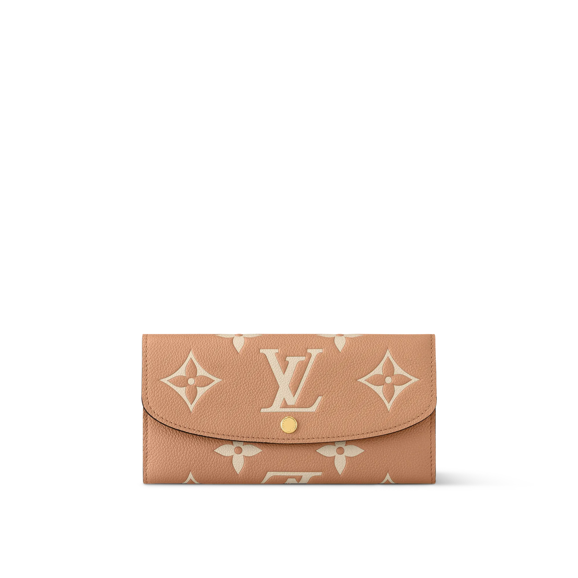 Louis Vuitton Emilie Wallet Monogram Empreinte Leather - Women - Small Leather Goods M12756 Arizona / Crème