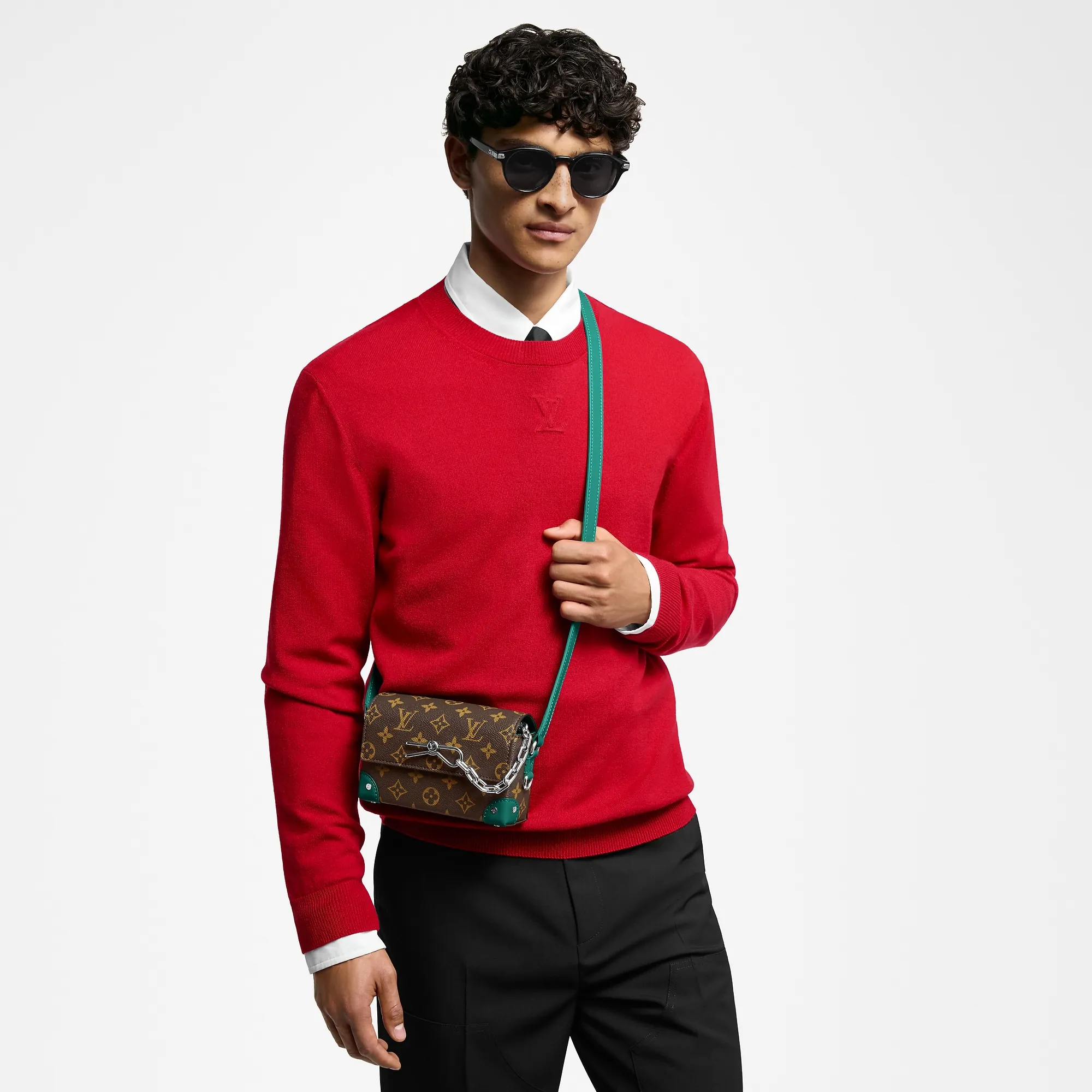 Louis Vuitton Steamer Wearable Wallet Monogram Macassar Canvas - Men - Bags M12808 Borneo Green