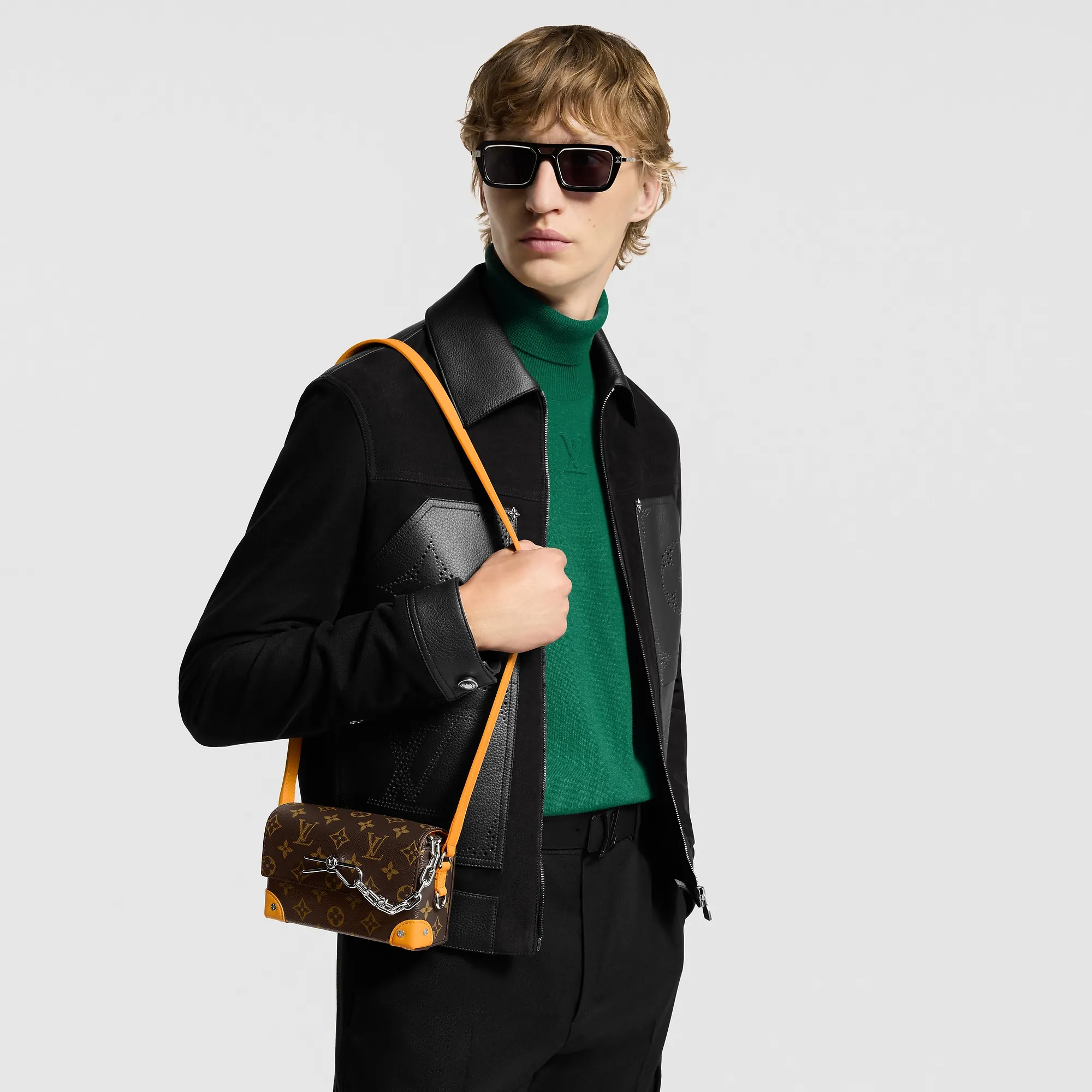 Louis Vuitton Steamer Wearable Wallet Monogram Macassar Canvas - Men - Bags M12811 Safran Yellow