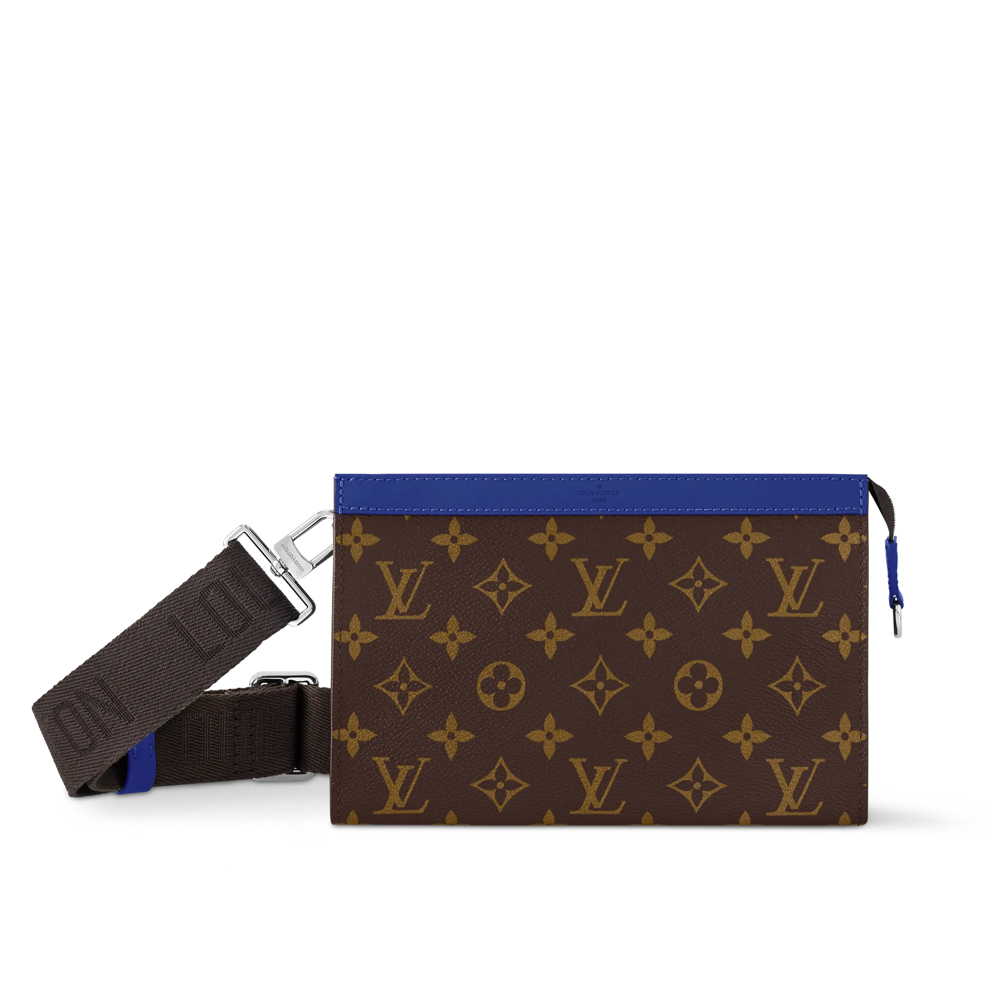 Louis Vuitton Gaston Wearable Wallet Monogram Macassar Canvas - Men - Bags M12813 Indigo Blue