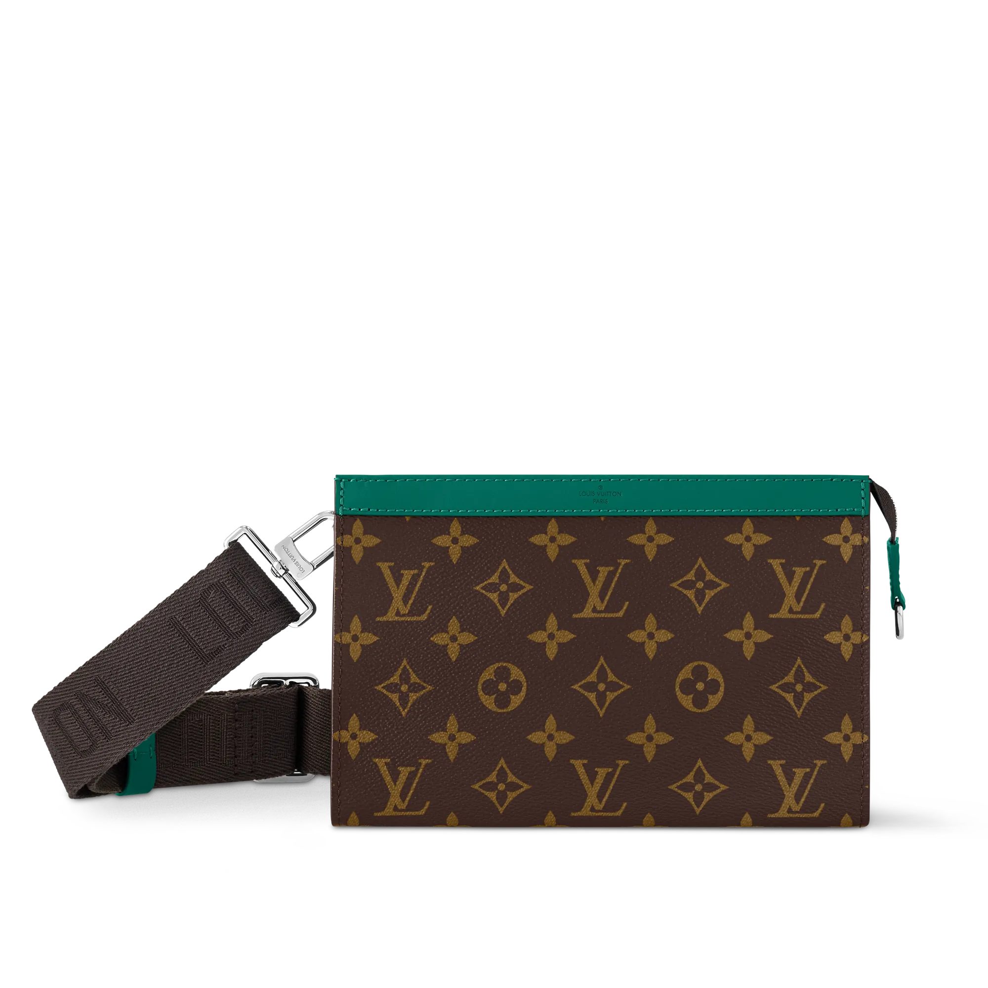 Louis Vuitton Gaston Wearable Wallet Monogram Macassar Canvas - Men - Bags M12814 Borneo Green