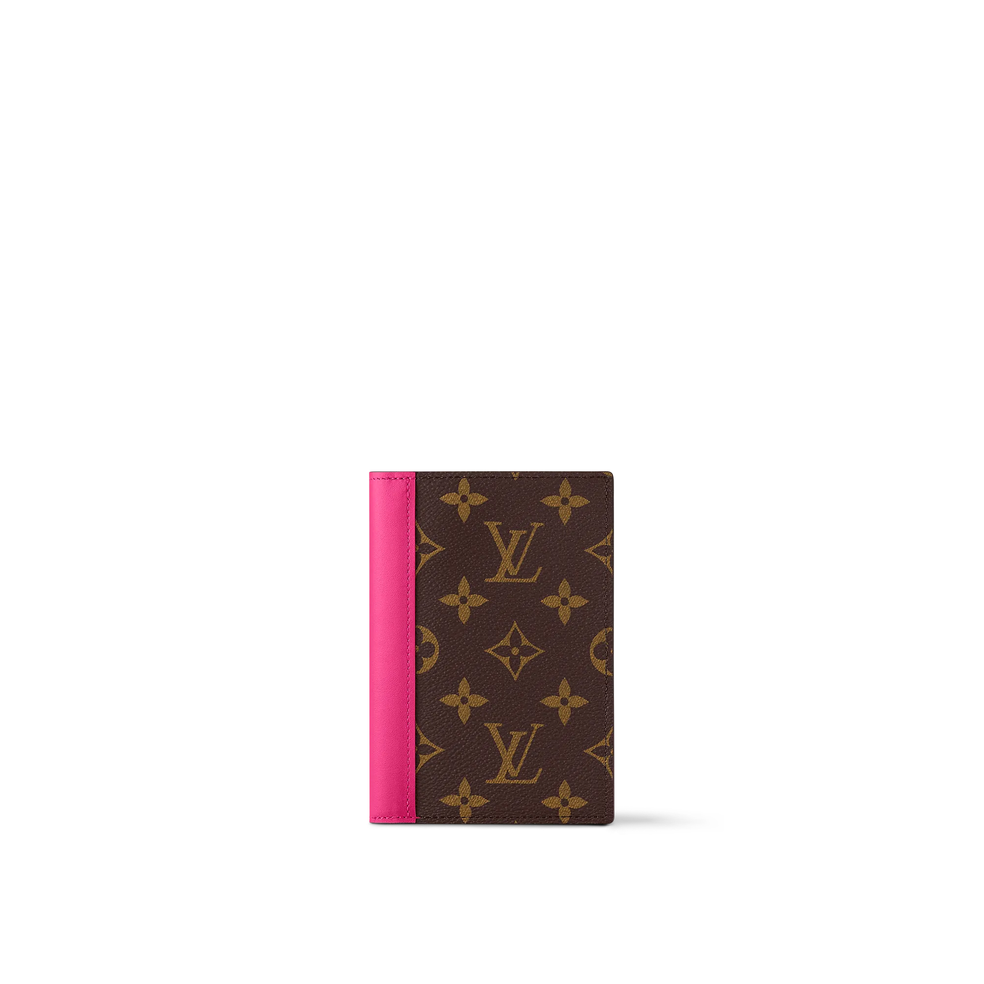 Louis Vuitton Passport Cover Monogram Macassar Canvas - Men - Travel M12825 Pondichery Pink