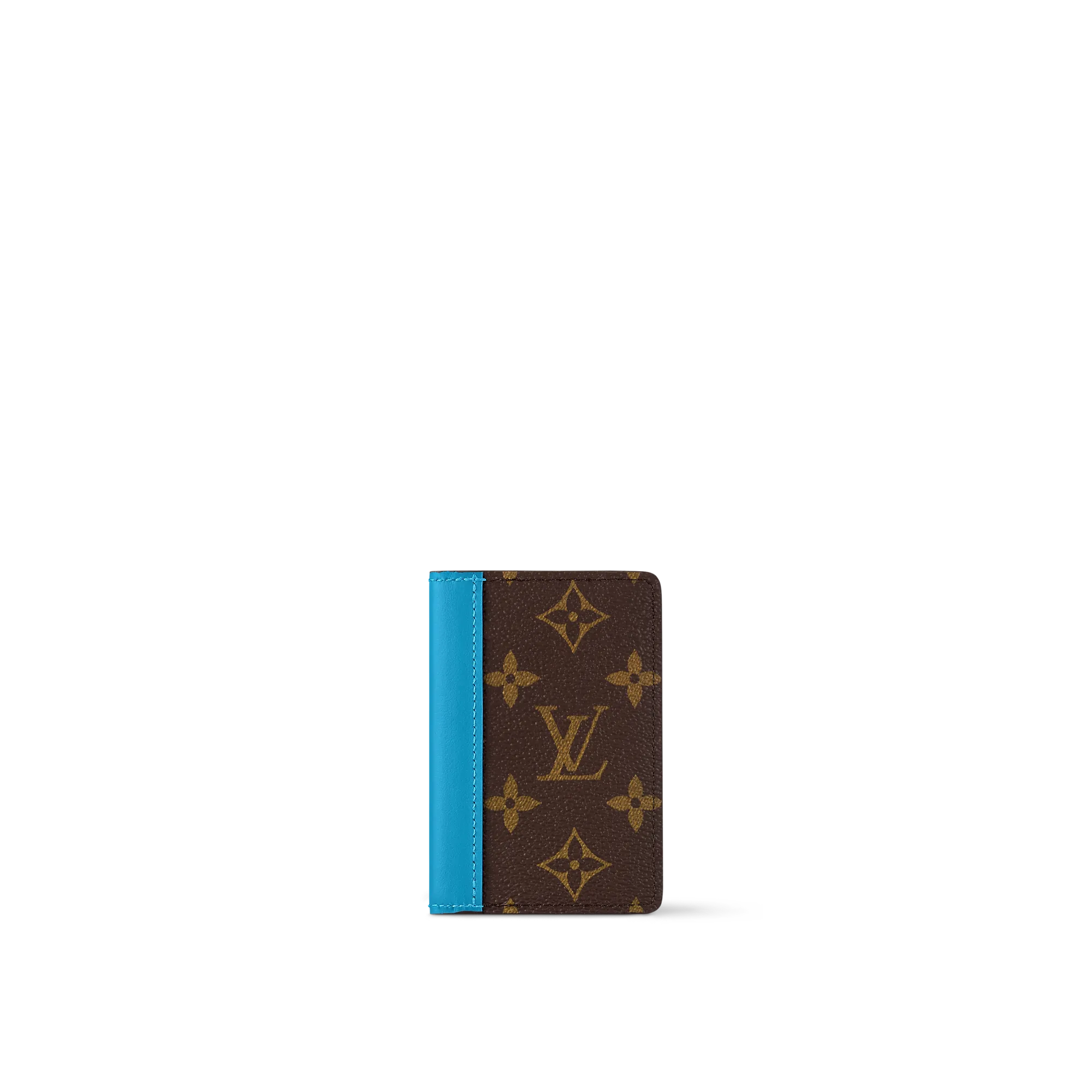 Louis Vuitton Pocket Organizer Monogram Macassar Canvas - Men - Small Leather Goods M12828 Gaston Blue