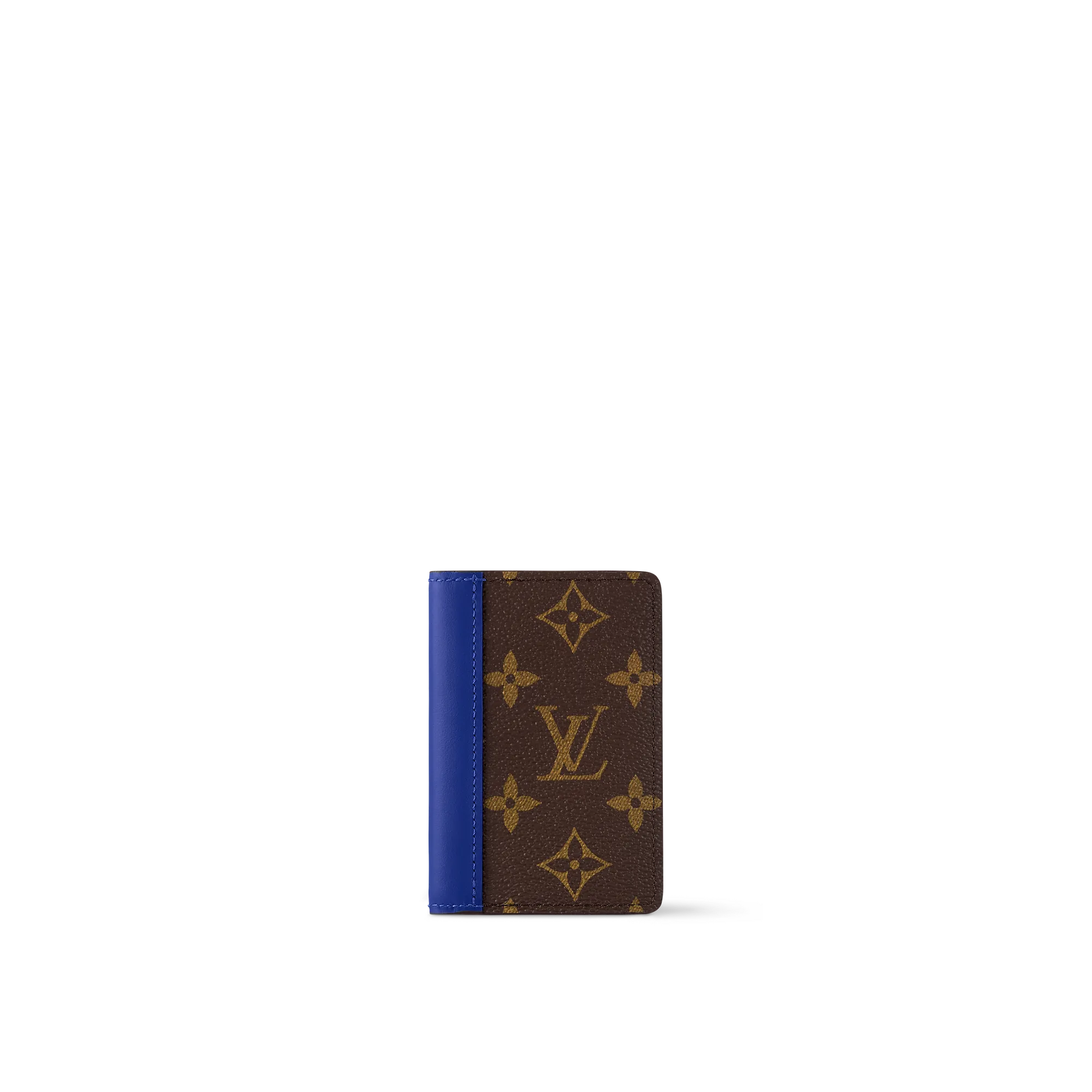 Louis Vuitton Pocket Organizer Monogram Macassar Canvas - Men - Small Leather Goods M12833 Indigo Blue