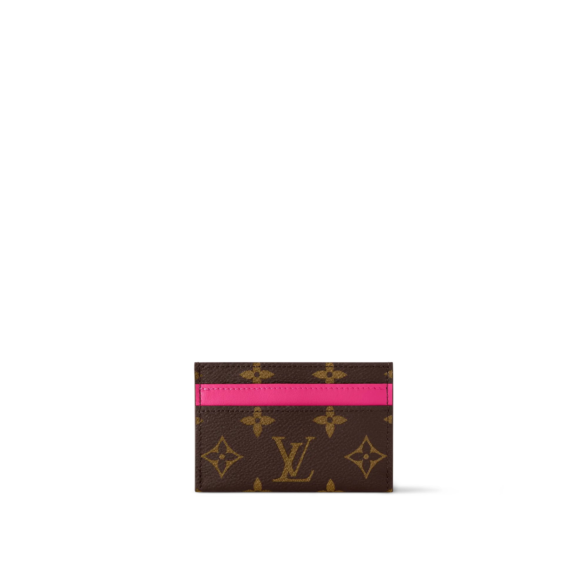 Louis Vuitton Double Card Holder Monogram Macassar Canvas - Men - Small Leather Goods M12841 Pondichery Pink Louis Vuitton Double Card Holder Monogram Macassar Canvas - Men - Small Leather Goods M12841 Pondichery Pink
