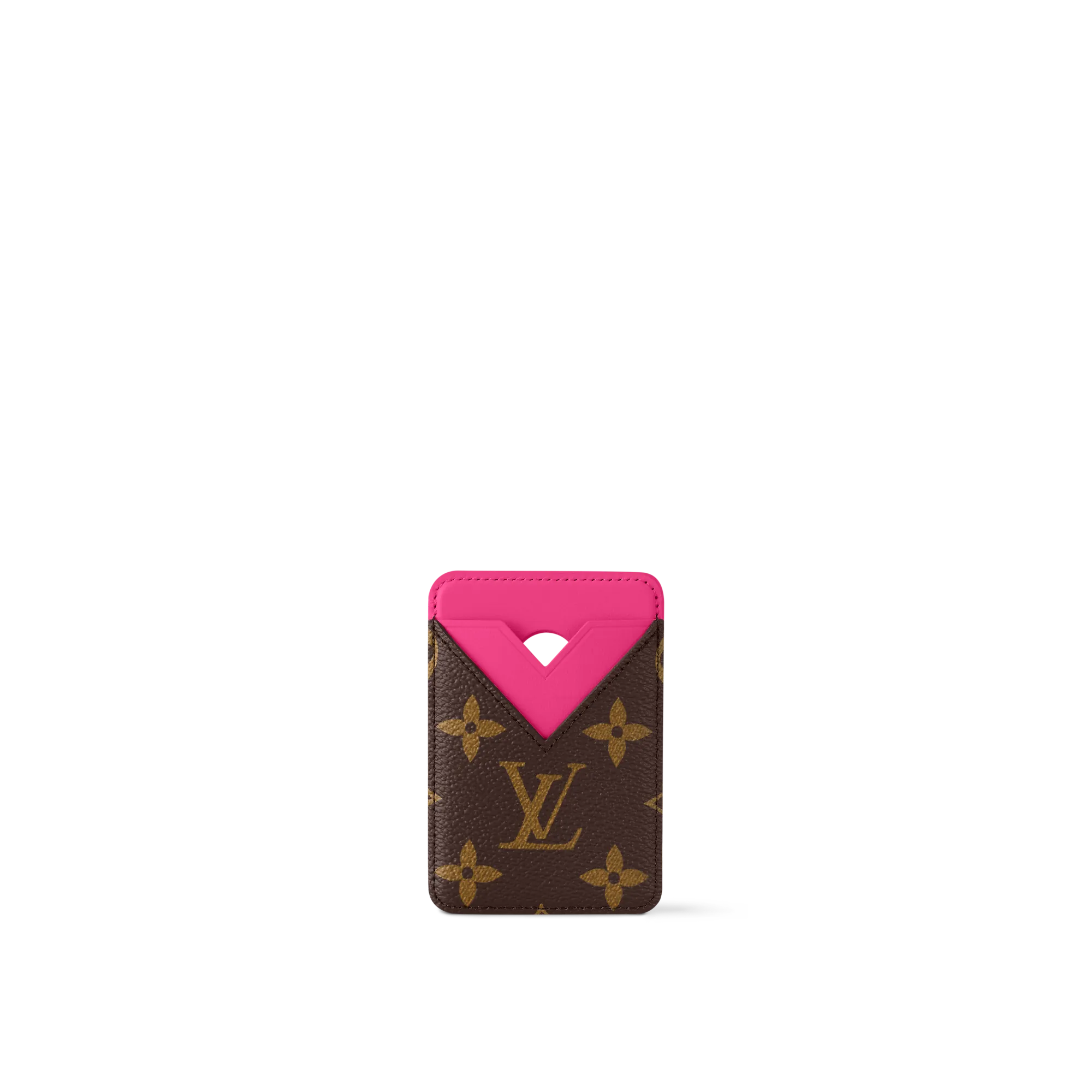 Louis Vuitton Porte - Cartes Magnet Monogram Macassar Canvas - Men - Small Leather Goods M12851 Pondichery Pink