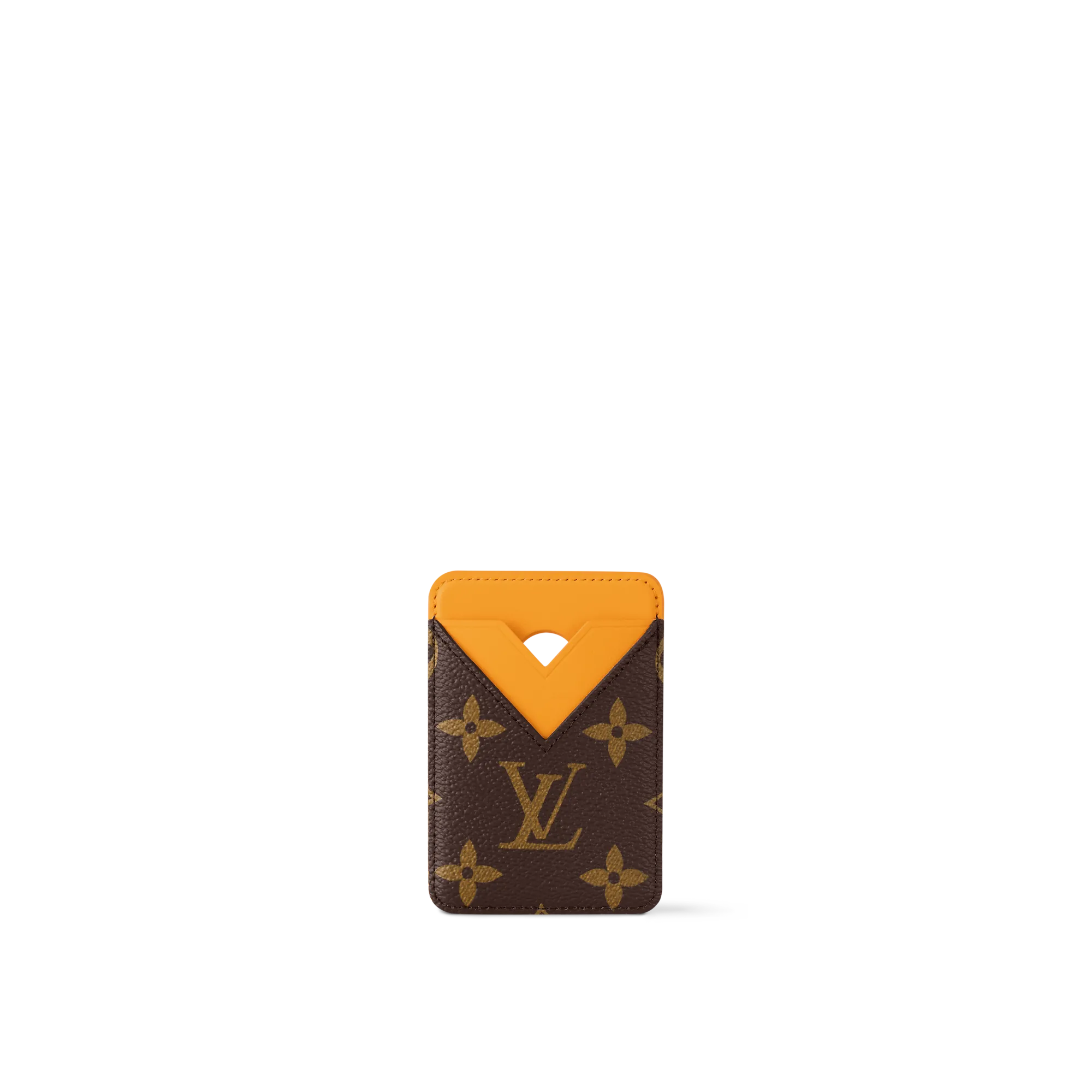 Louis Vuitton Porte - Cartes Magnet Monogram Macassar Canvas - Men - Small Leather Goods M12853 Safran Yellow