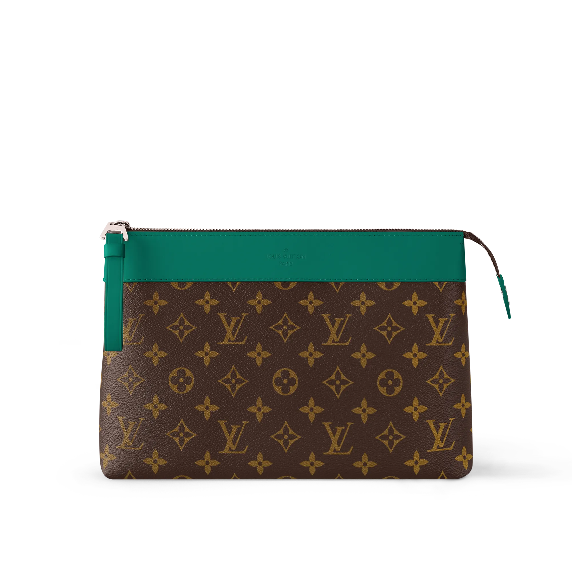 Louis Vuitton Pochette Voyage Souple Monogram Macassar Canvas - Holiday Gifts - Holiday Gifts for Him M13199 Borneo Green