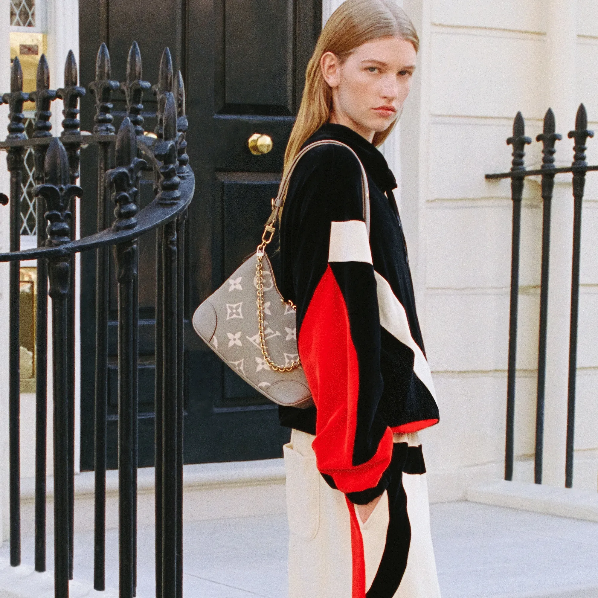 Louis Vuitton Boulogne Bicolor Monogram Empreinte Leather - Women - Handbags M13224