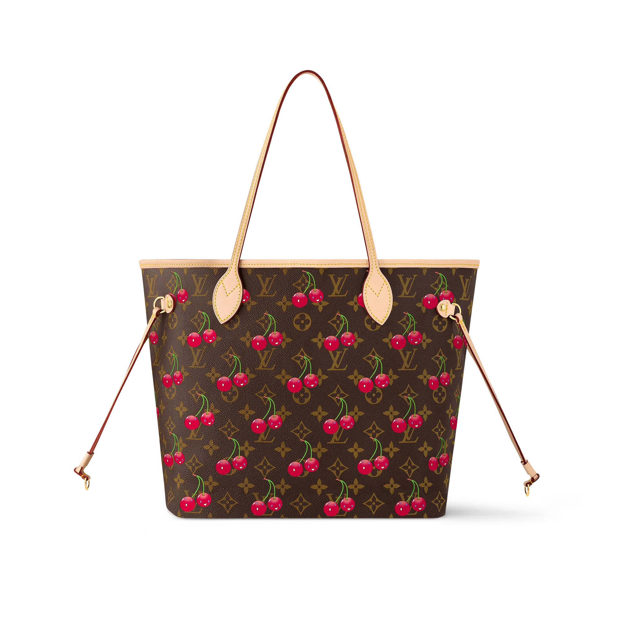 Louis Vuitton LV x TM Neverfull MM Coated Canvas - Bags and Wallets - Women's Bags M13263 Monogram Cerise