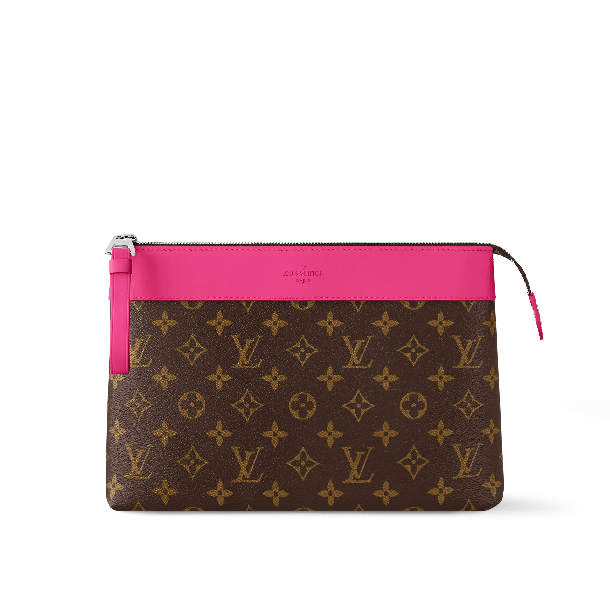 Louis Vuitton Pochette Voyage Souple Monogram Macassar Canvas - Holiday Gifts - Holiday Gifts for Him M13356 Pondichery Pink