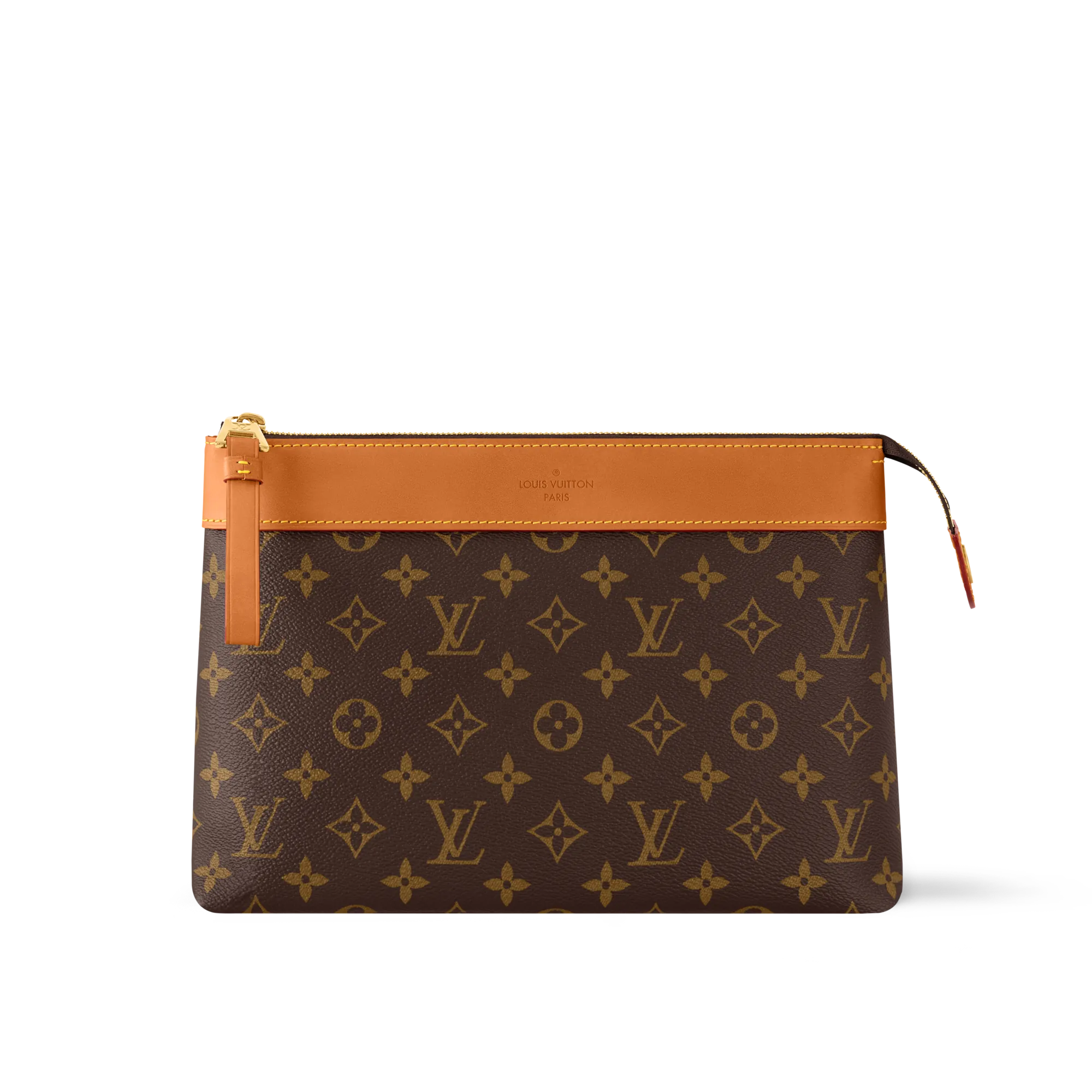 Louis Vuitton Pochette Voyage Souple Coated canvas - Bags and Wallets - Men's Small Leather Goods M14057 Brown Louis Vuitton Pochette Voyage Souple Coated canvas - Bags and Wallets - Men's Small Leather Goods M14057 Brown