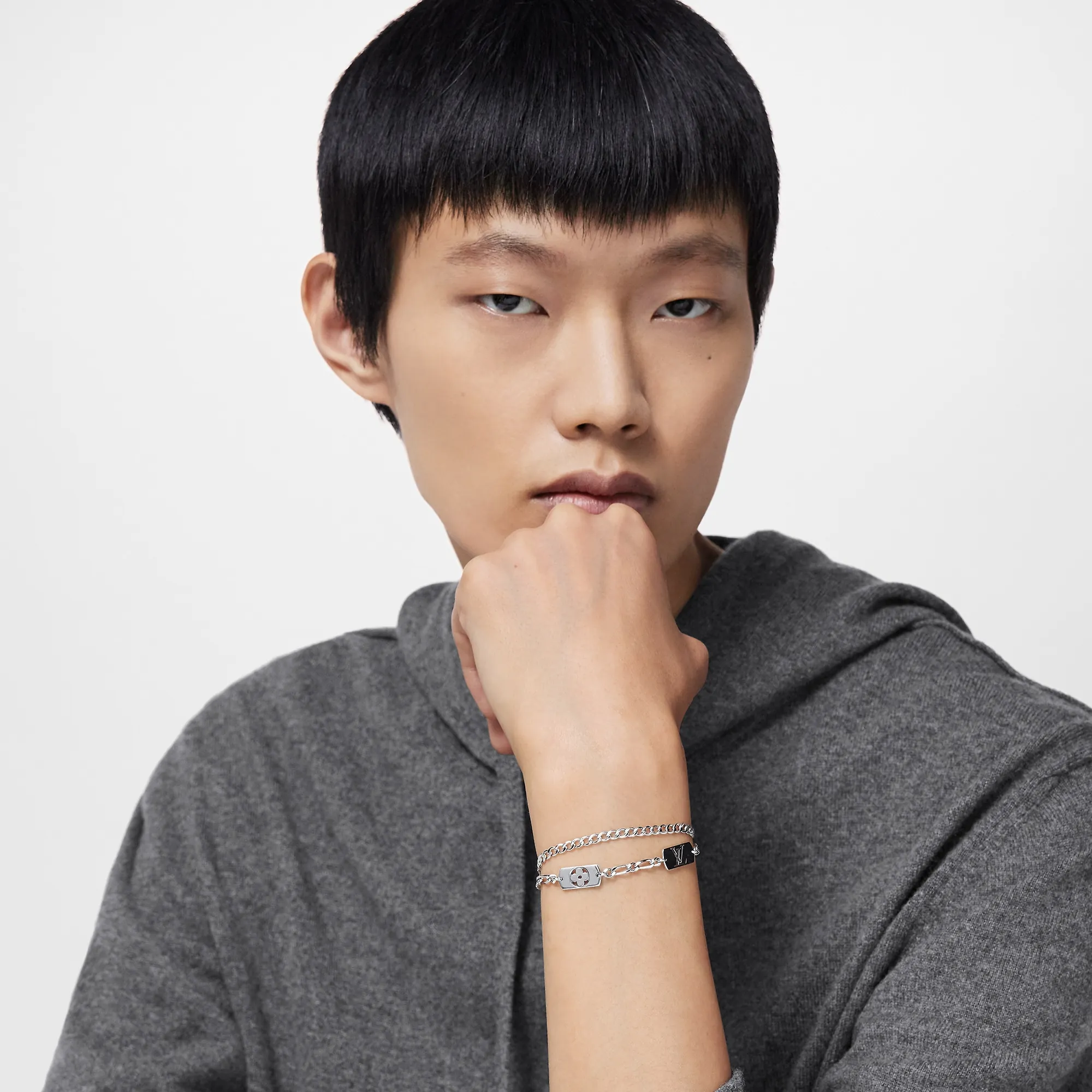 Louis Vuitton MNG Stack Bracelet S00 - Men - Fashion Jewelry M1406M