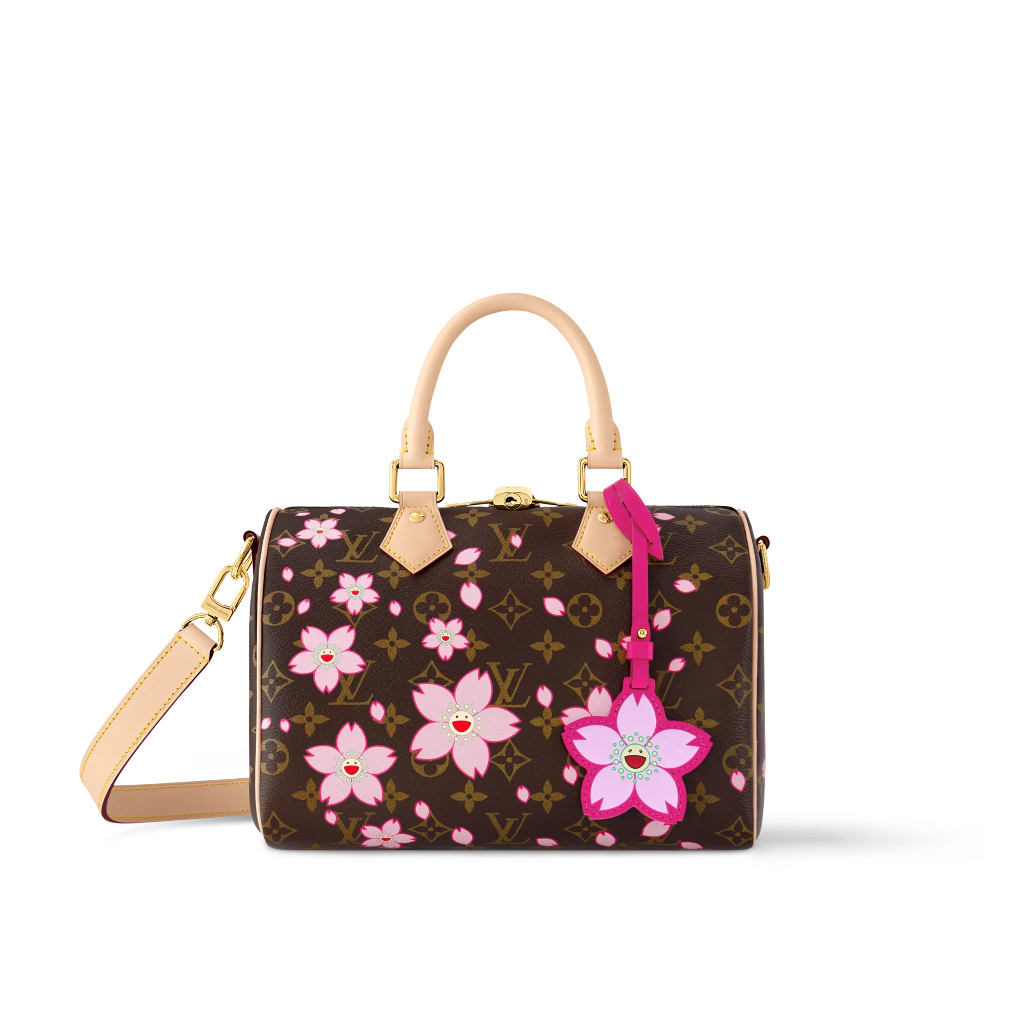 Louis Vuitton LV x TM Speedy Bandoulière 25 Coated Canvas - Bags and Wallets - Women's Bags M14174 Sakura Brown