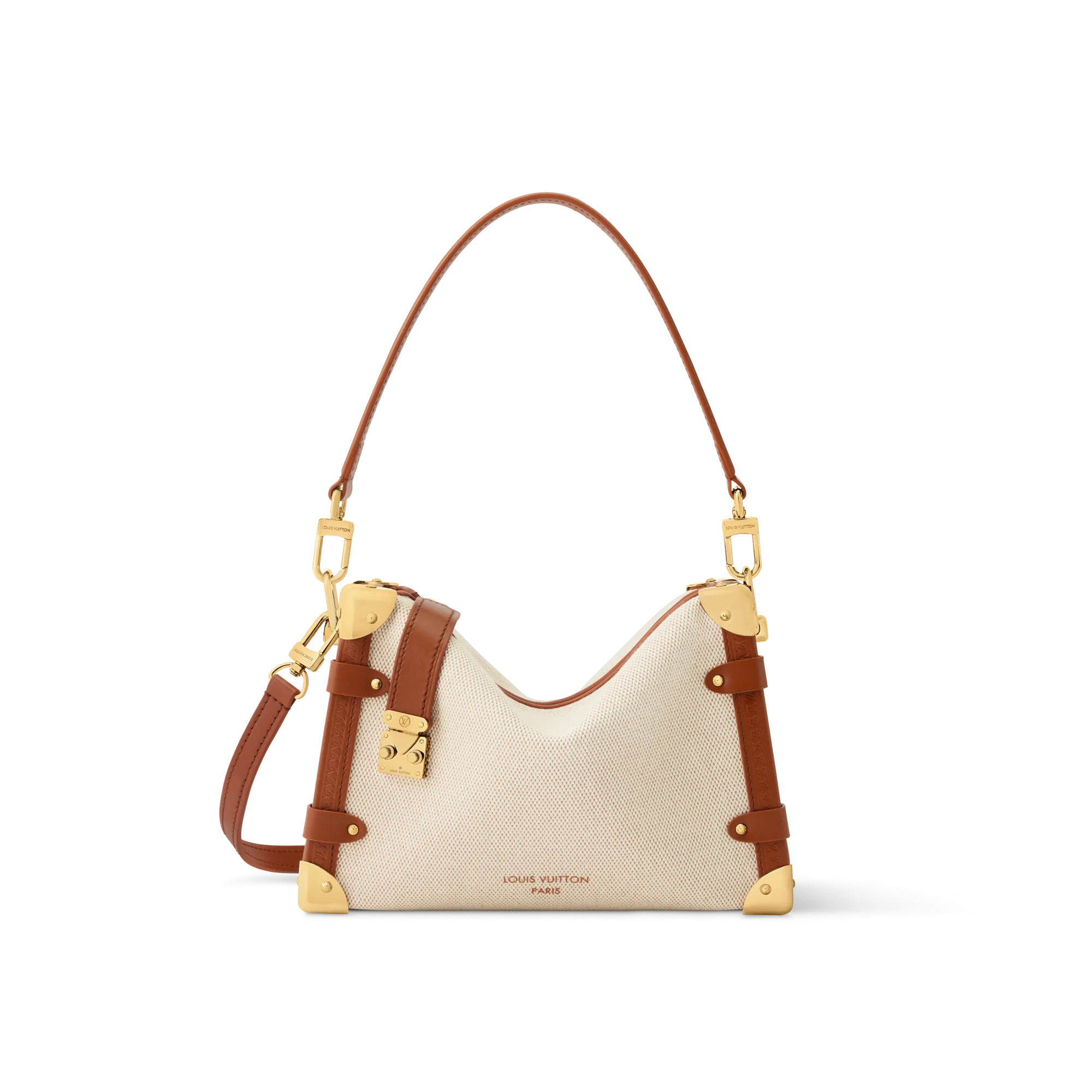 Louis Vuitton Side Trunk MM Textile canvas - Bags and Wallets - Women's Bags M14411 Beige
