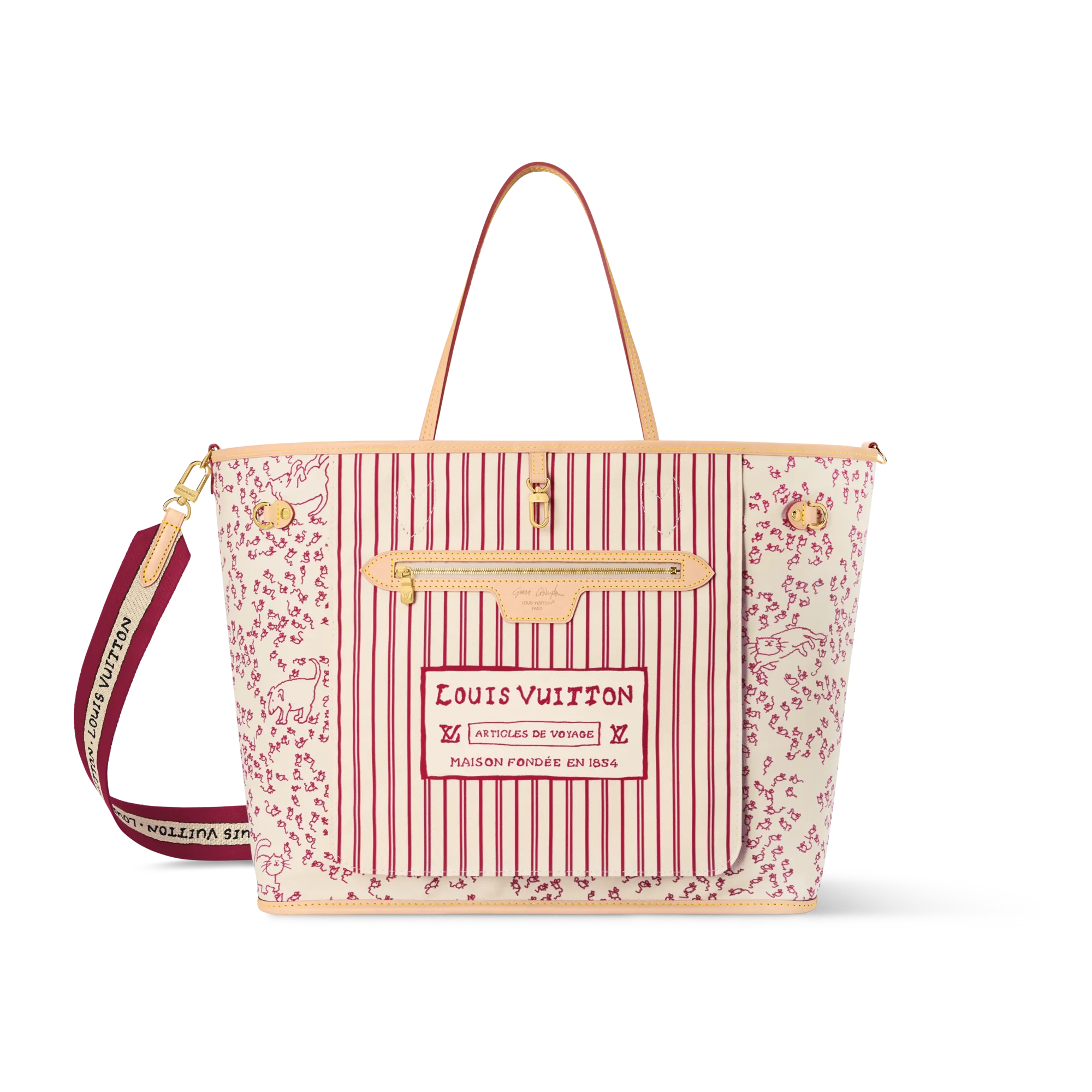 Louis Vuitton Neverfull Inside Out GM Coated canvas - Bags and Wallets - Women's Bags M15124 Monogram Beige