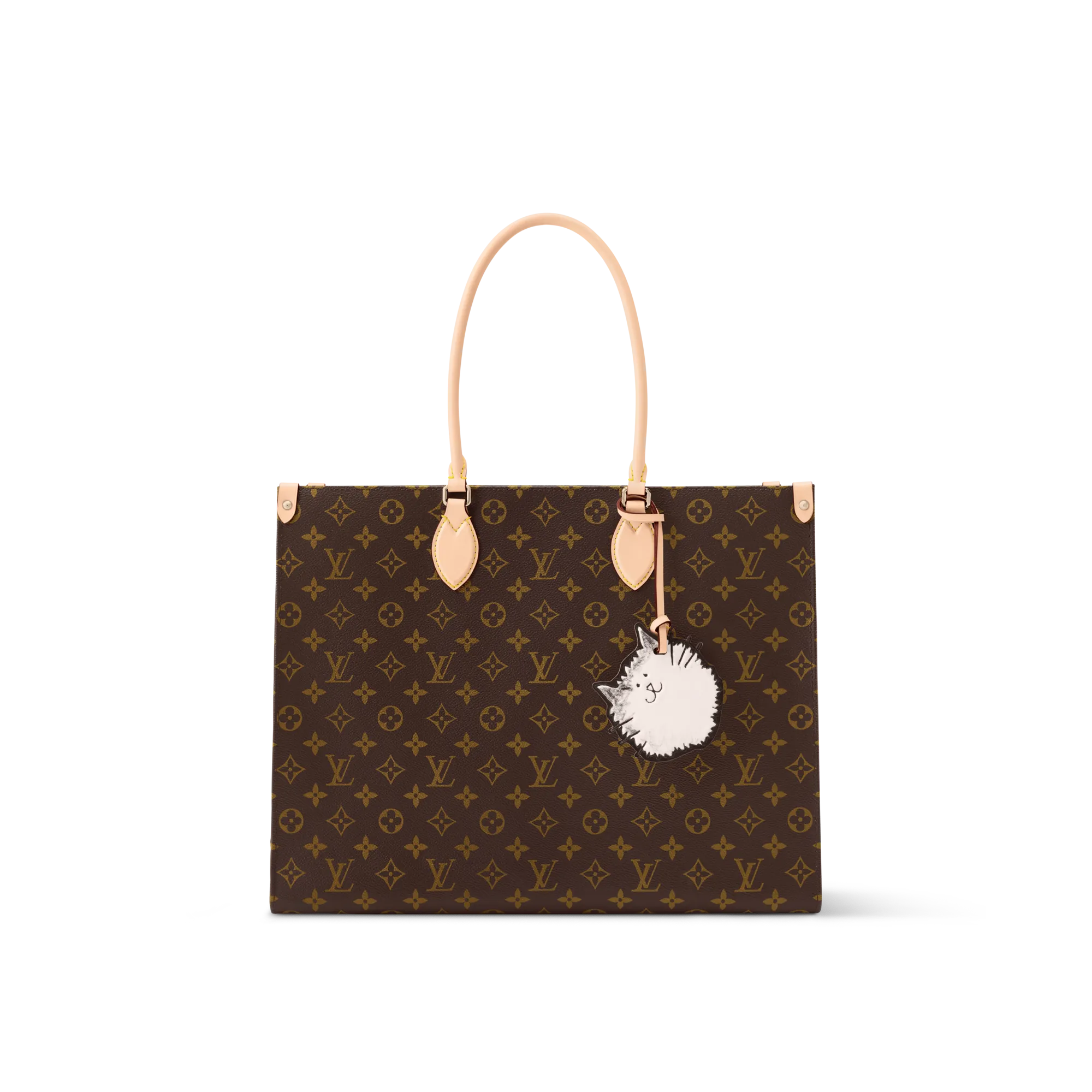 Louis Vuitton OnTheGo Cat Coated canvas - Women - Travel M15142 Brown