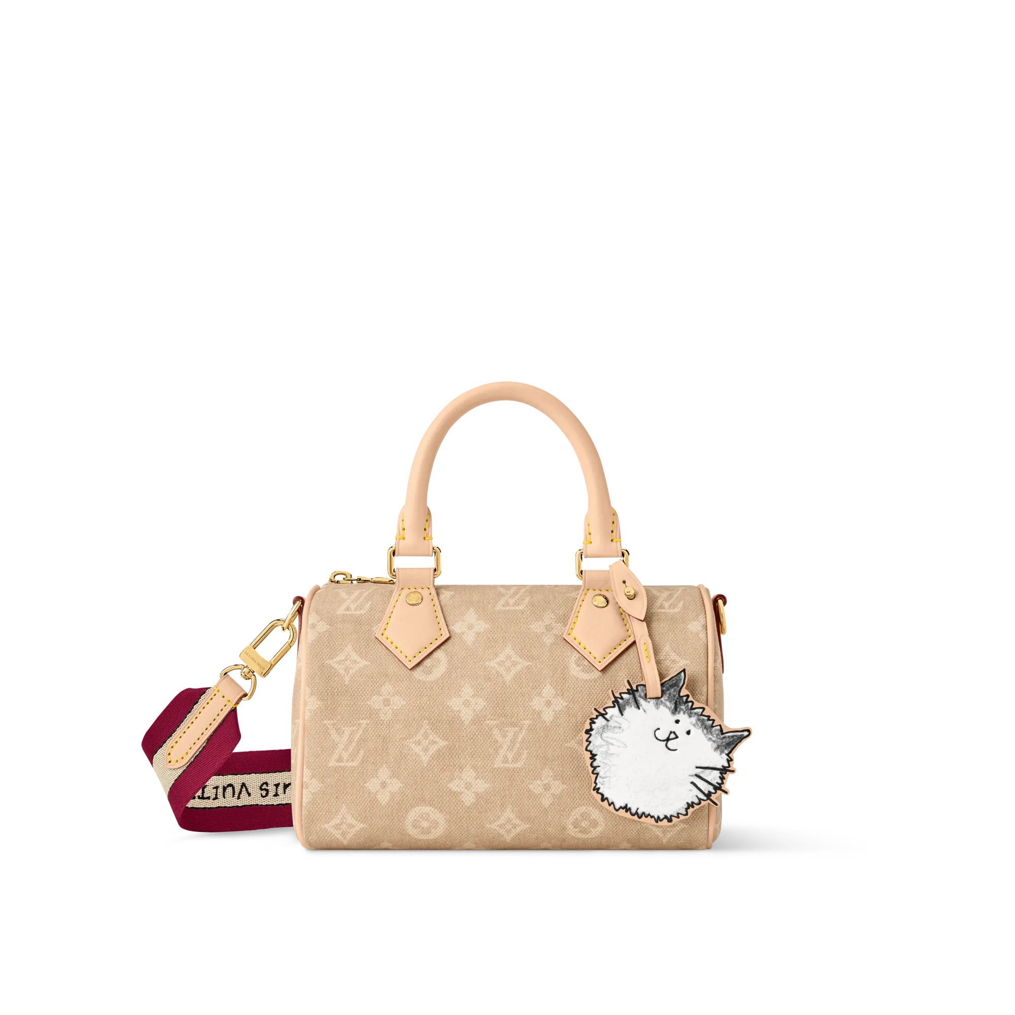 Louis Vuitton Speedy Bandouliere 20 Cotton - Bags and Wallets - Women's Bags M15151 Meowgram