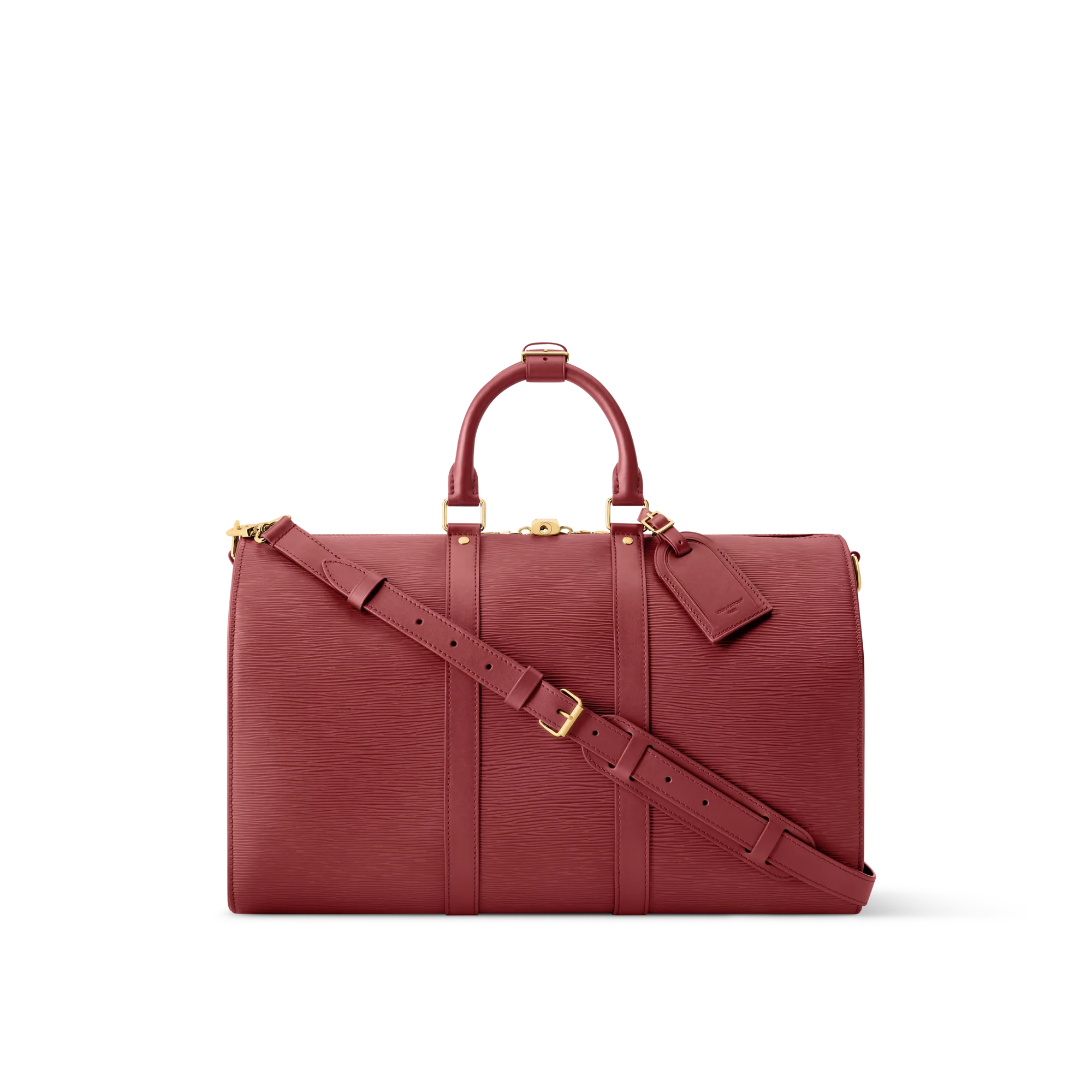 Louis Vuitton Keepall Bandoulière 45 Cowhide - Women - Travel M15180 Bordeaux