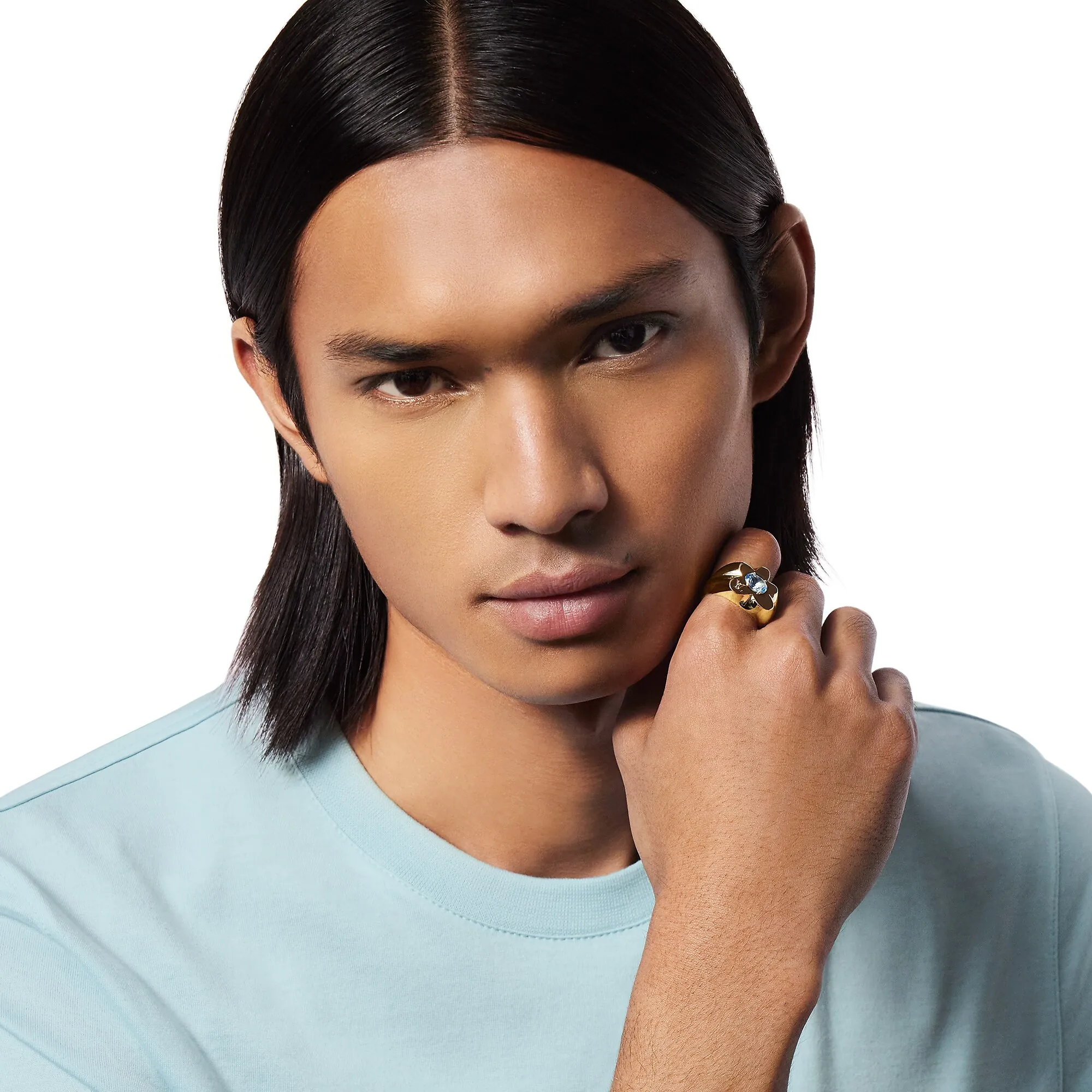 Louis Vuitton LV Flower Waves Ring S00 - Men - Fashion Jewelry M1595M