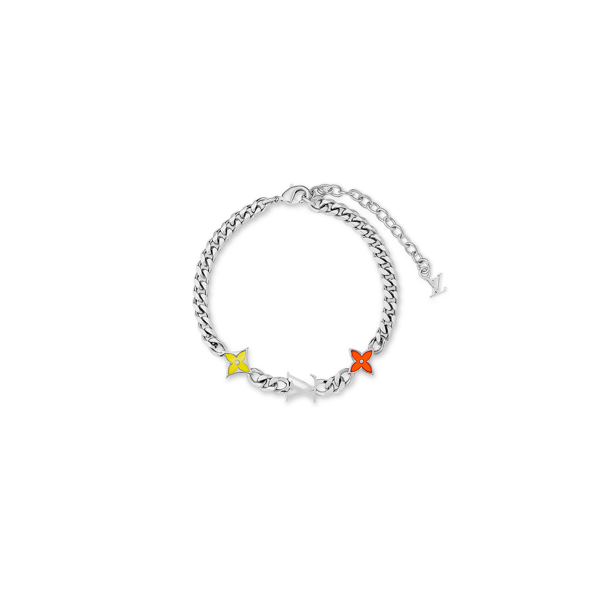 Louis Vuitton Monogram Row Bracelet S00 - Men - Fashion Jewelry M1598A Orange