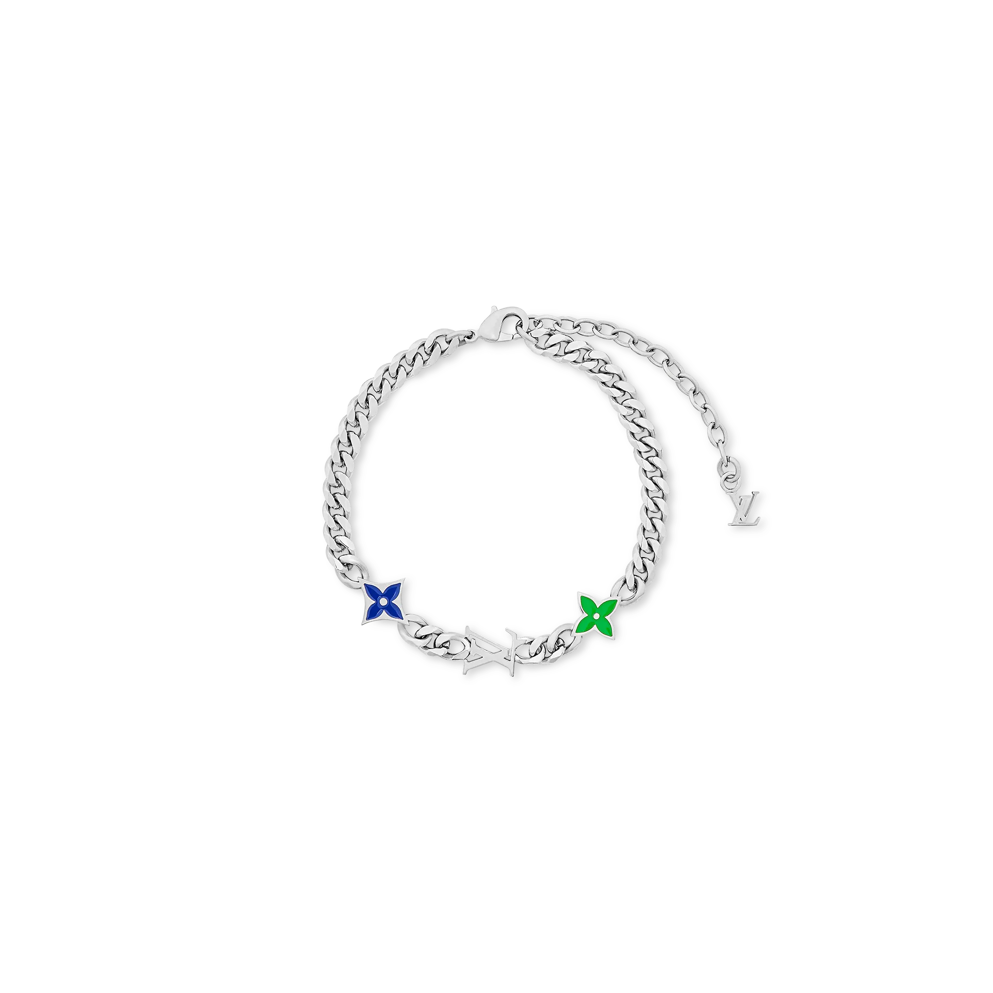 Louis Vuitton Monogram Row Bracelet S00 - Men - Fashion Jewelry M1599A Blue