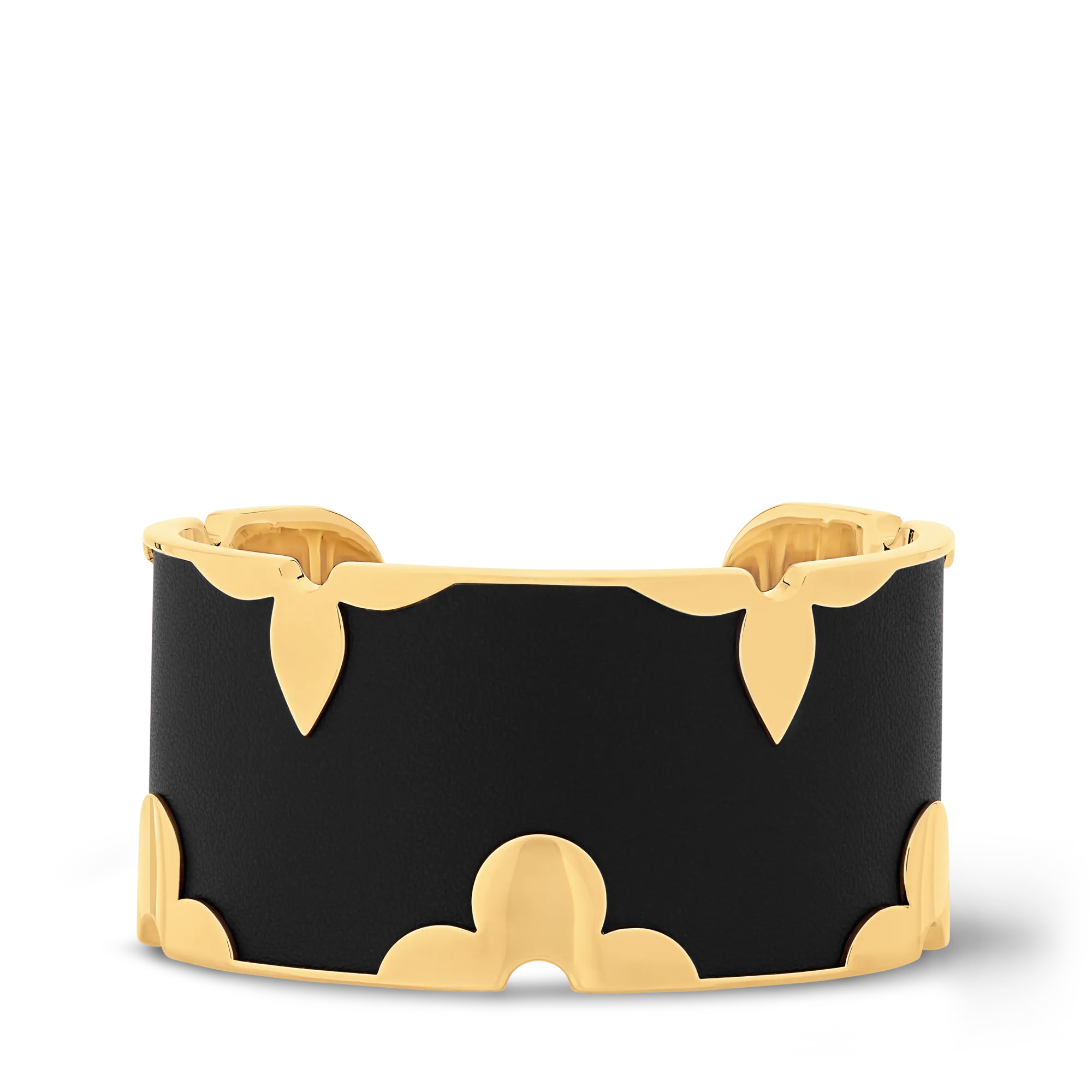 Louis Vuitton LV Crown Cuff Brass - Women - Fashion Jewelry M1728S Black
