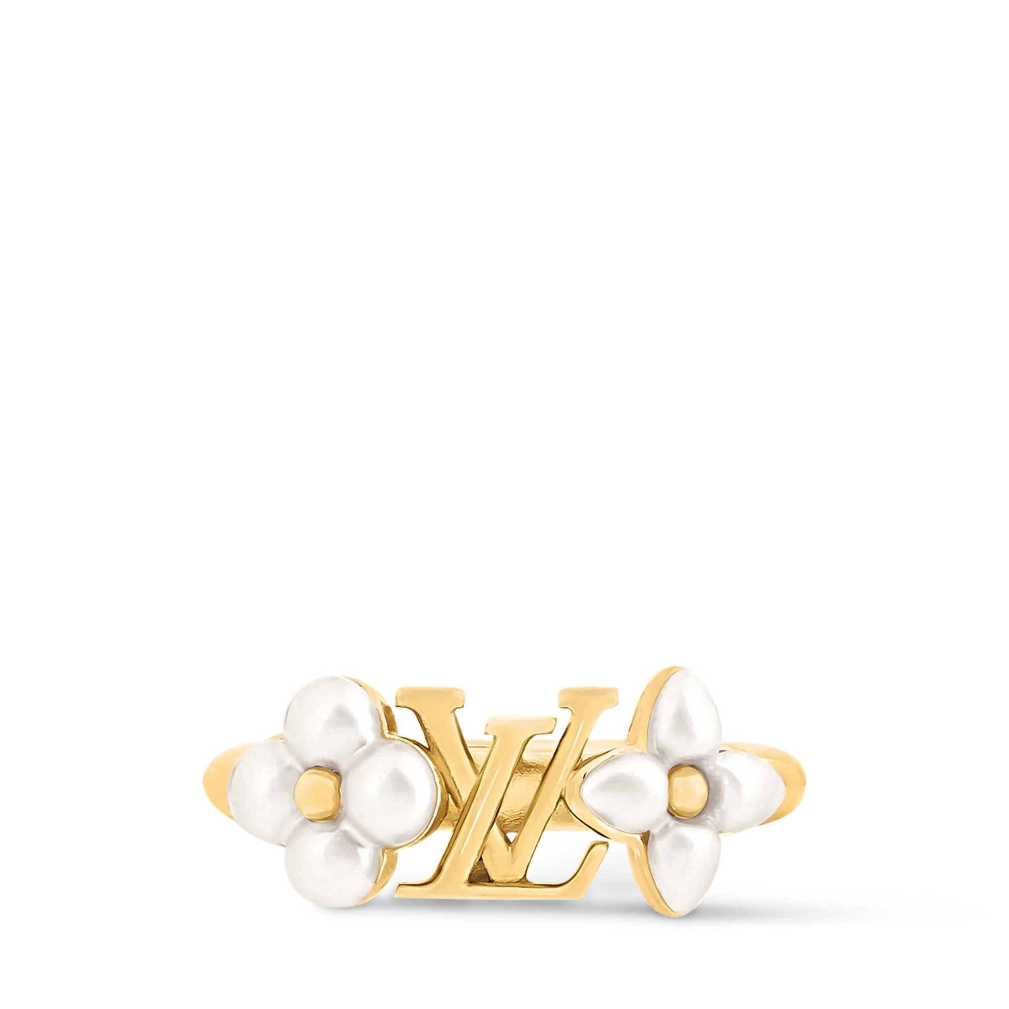 Louis Vuitton LV Floragram Ring Brass - Women - Fashion Jewelry M1740M Gold