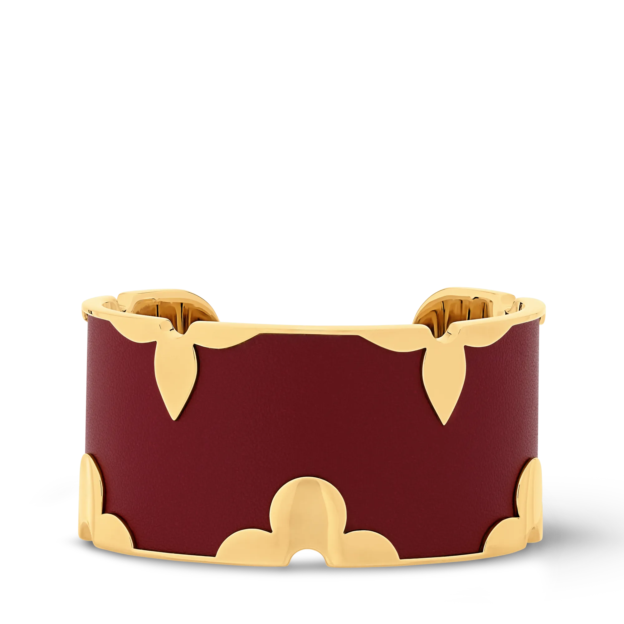 Louis Vuitton LV Crown Cuff Brass - Women - Fashion Jewelry M1744M Red