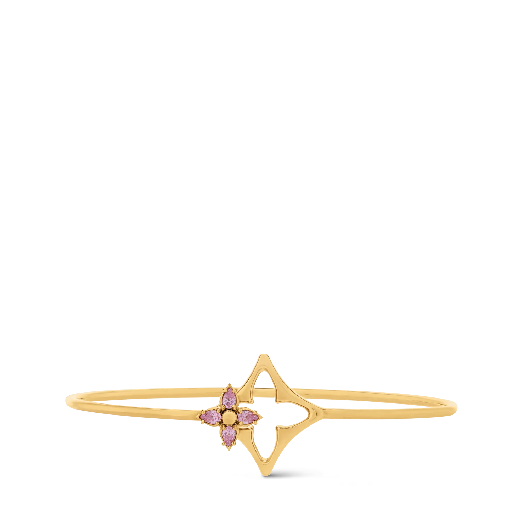 Louis Vuitton Flowergram Strass Bracelet Steel - Women - Fashion Jewelry M1806M Gold