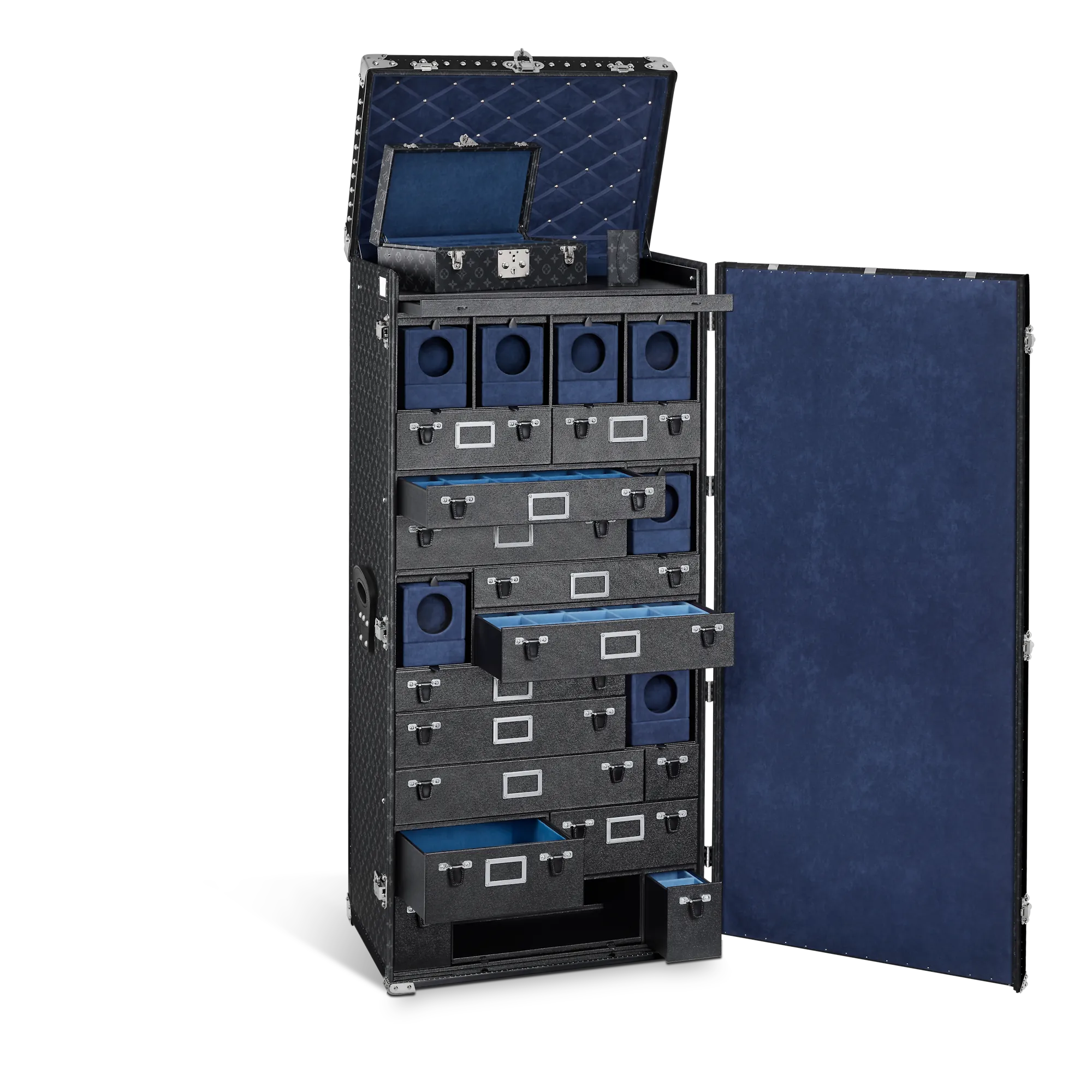 Louis Vuitton Malle Horlogere Monogram Eclipse Canvas - Women - Travel M20139