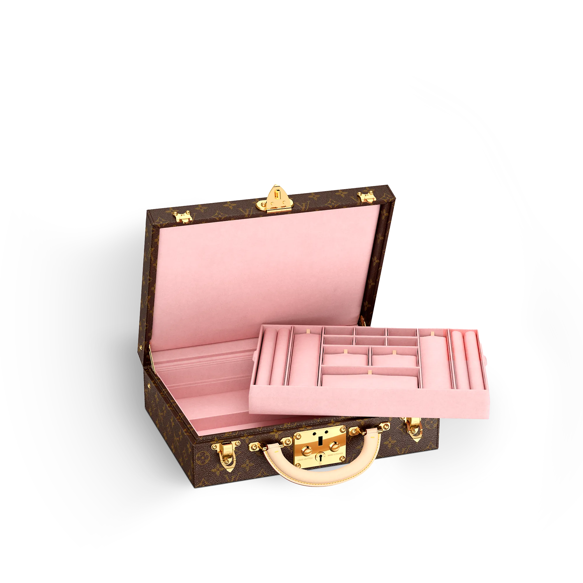 Louis Vuitton Boîte Bijoux Monogram Canvas - Men - Travel M20291 Rose Ballerine