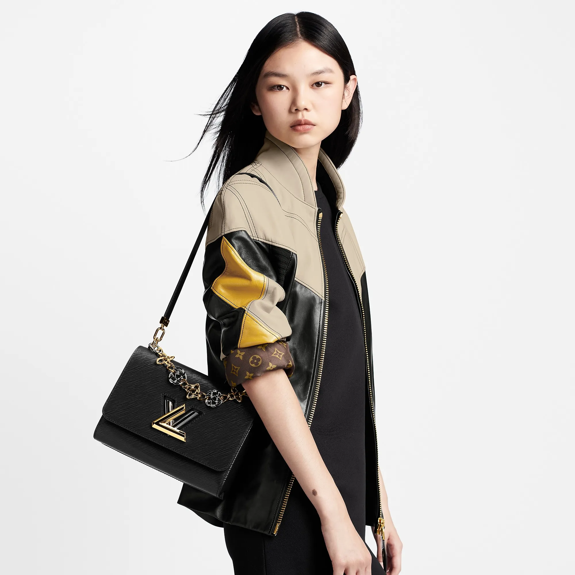 Louis Vuitton Twist MM Epi Leather - Women - Handbags M22773 Black