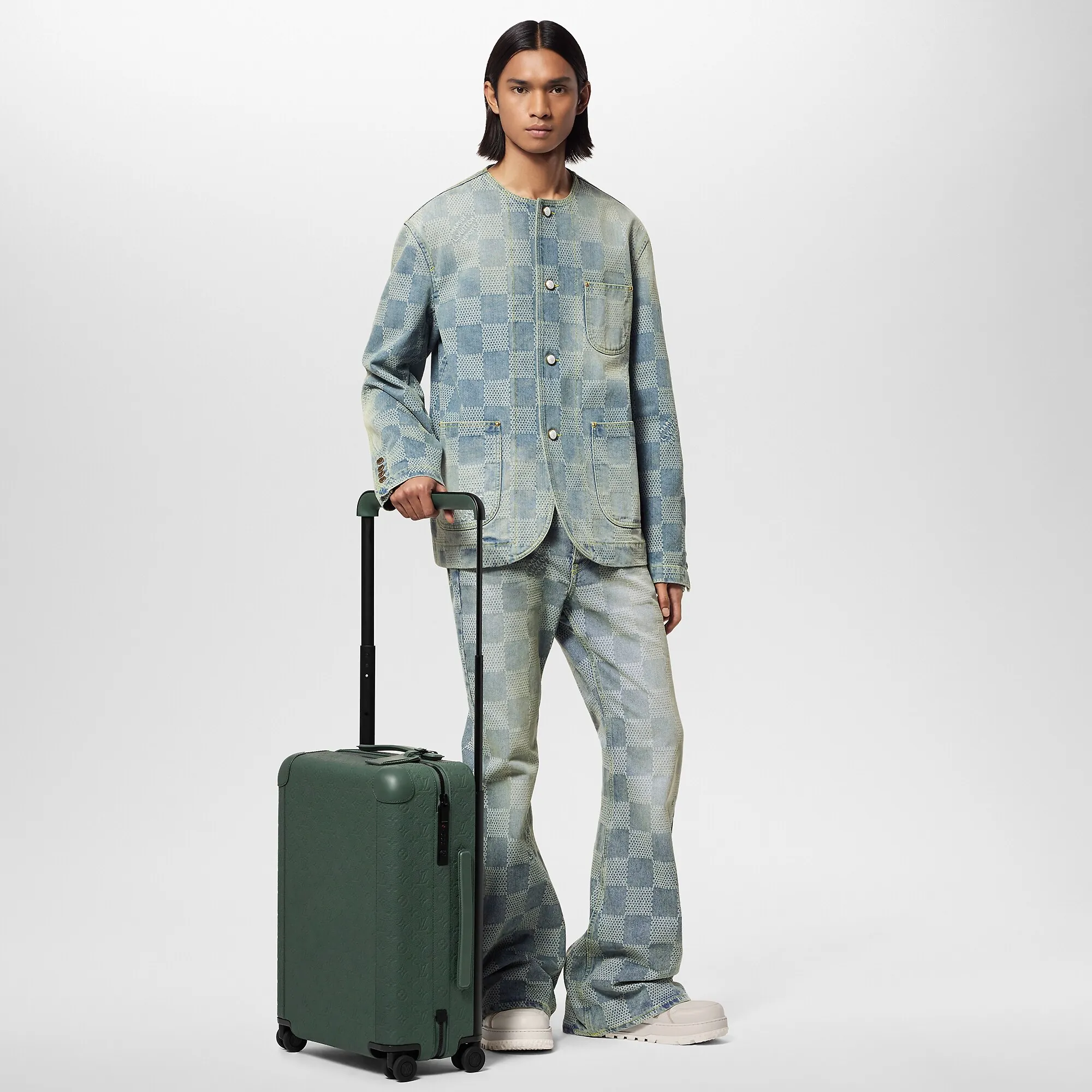 Louis Vuitton Horizon 55 Monogram Taurillon Leather - Men - Travel M24194