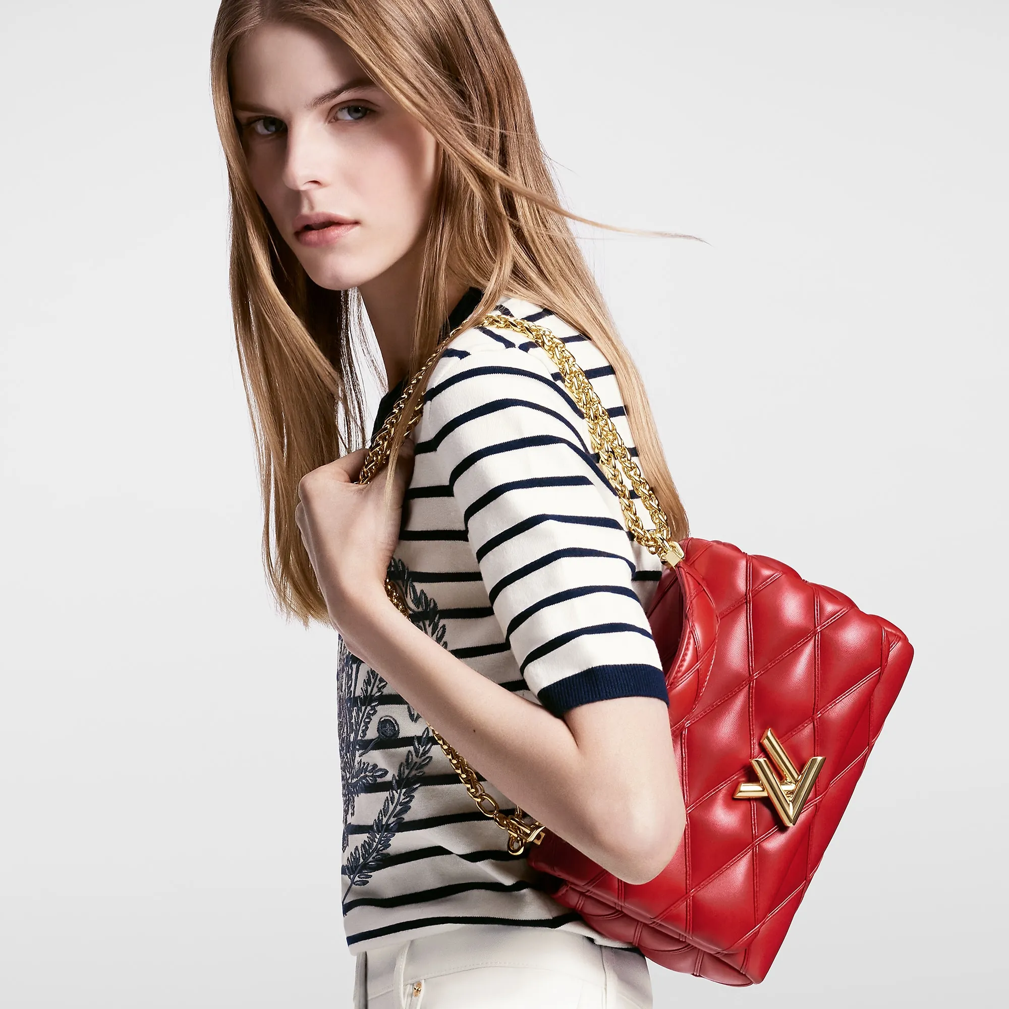 Louis Vuitton GO - 14 MM Malletage - Women - Handbags M25106 Red