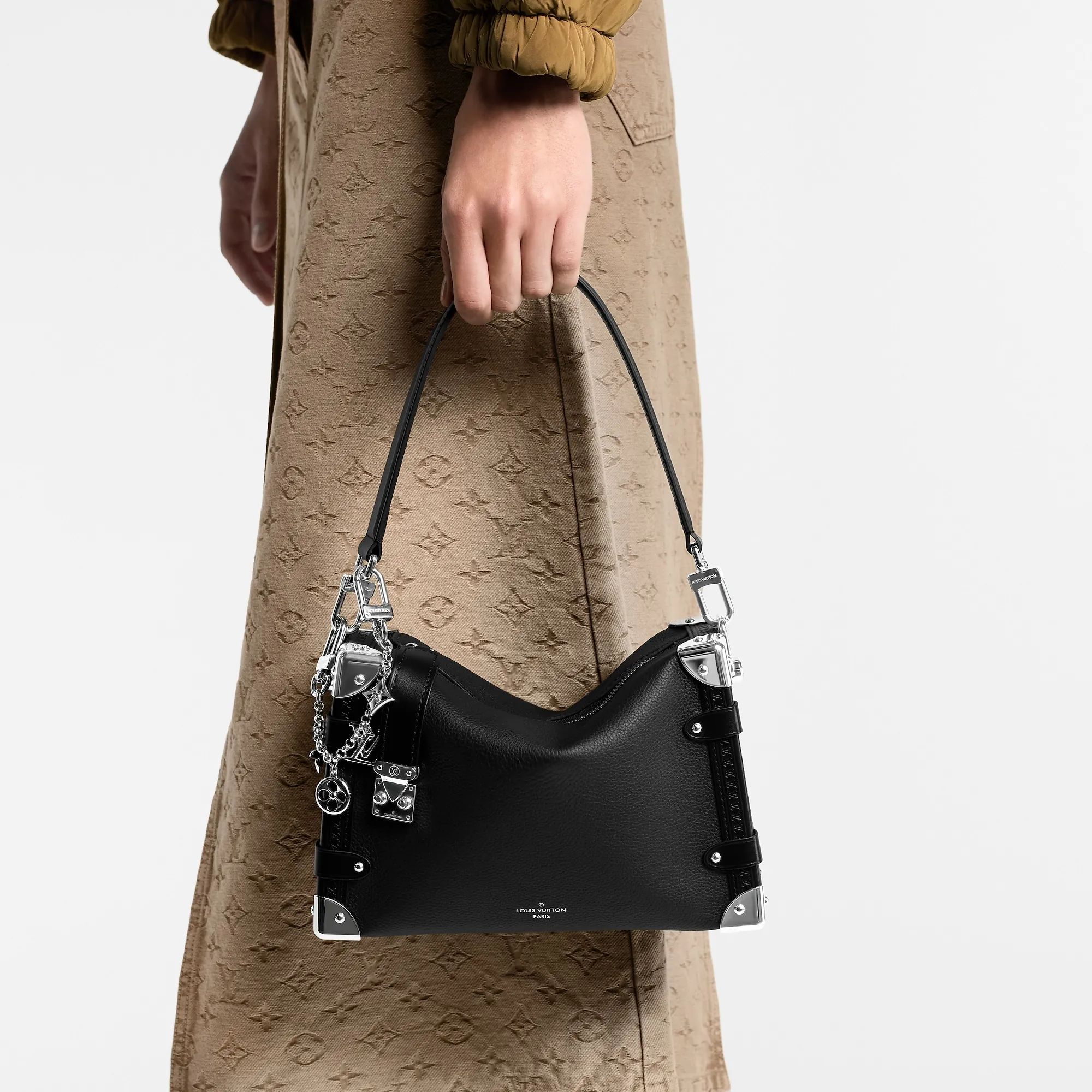 Louis Vuitton Side Trunk MM H27 - Women - Handbags M25160 Black