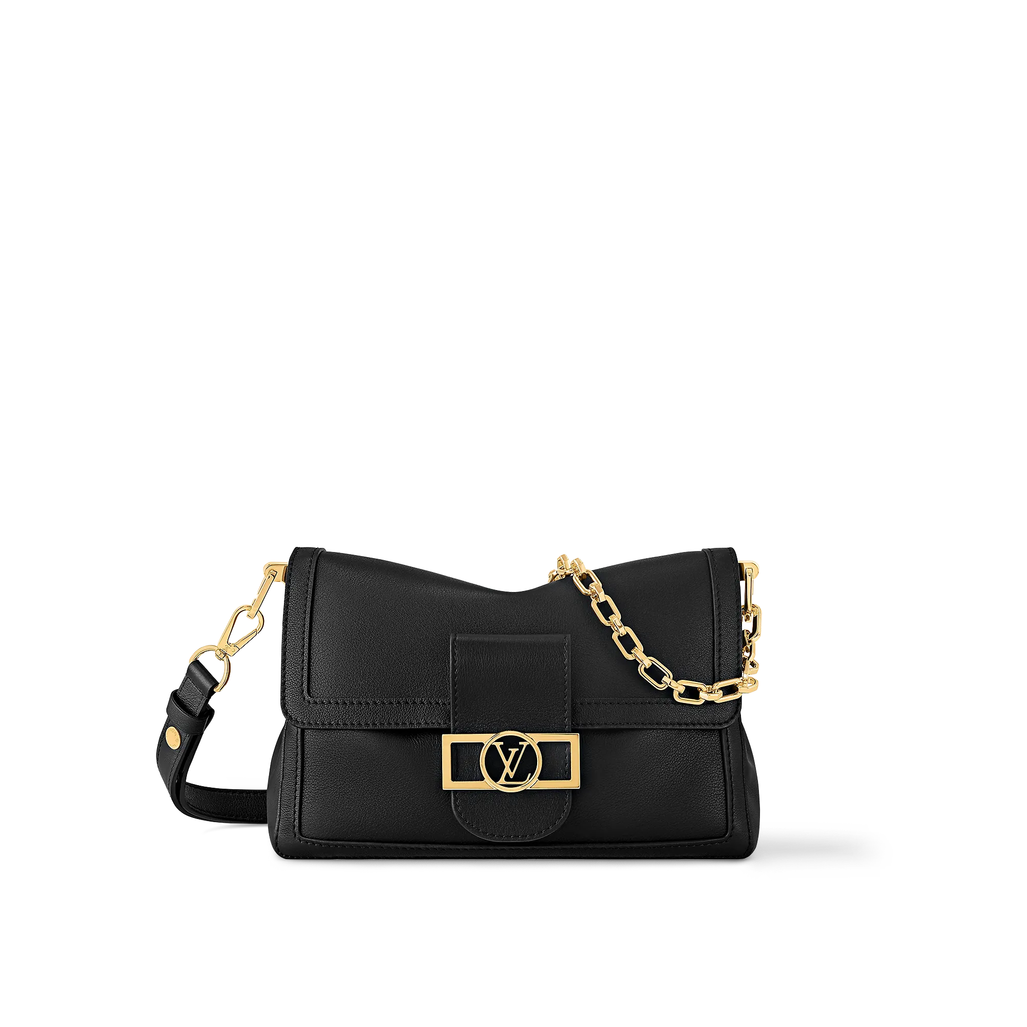 Louis Vuitton Dauphine Soft MM H27 - Women - Handbags M25209 Black