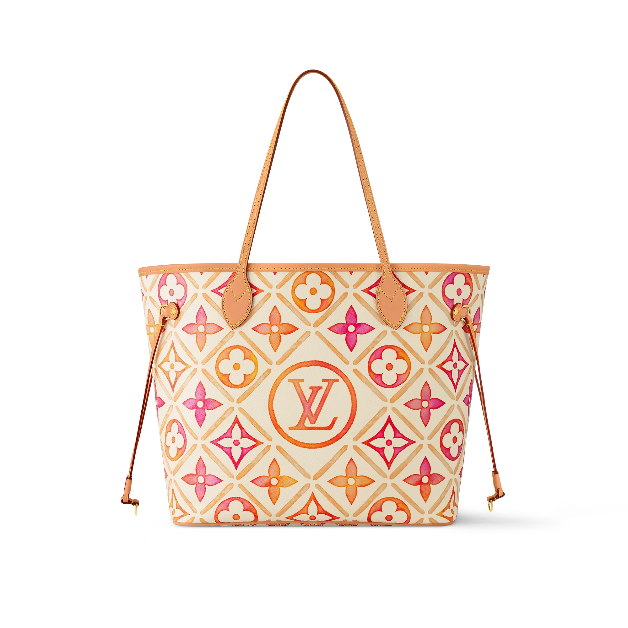 Louis Vuitton Neverfull MM Other Monogram Canvas - Women - Handbags M25317 Coral
