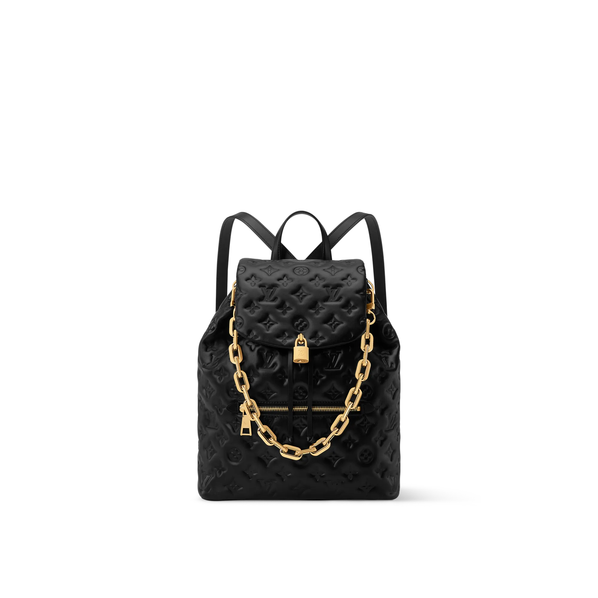 Louis Vuitton Coussin Backpack MM Calfxx - Women - Handbags M25508 Black Louis Vuitton Coussin Backpack MM Calfxx - Women - Handbags M25508 Black