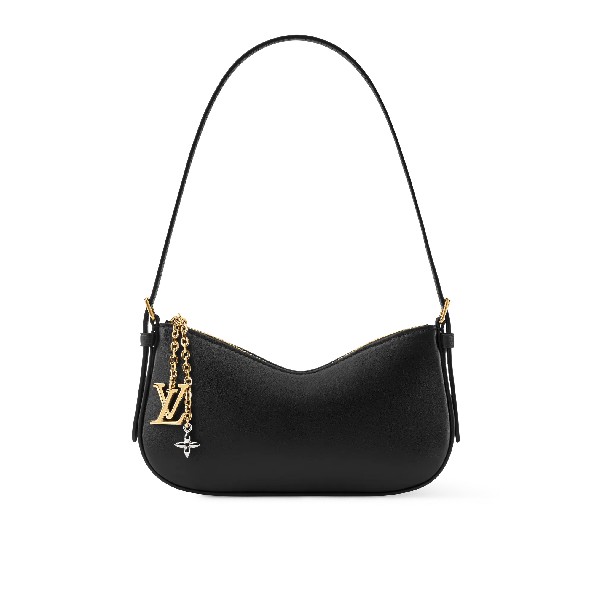 Louis Vuitton Pochette LV Bloom Cowhide - Bags and Wallets - Women's Small Leather Goods M25525 Black