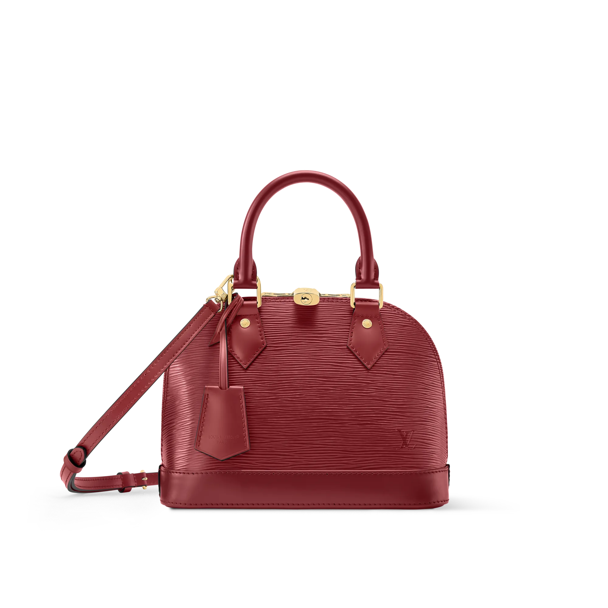 Louis Vuitton Alma BB Cowhide - New - For Women M25562 Red