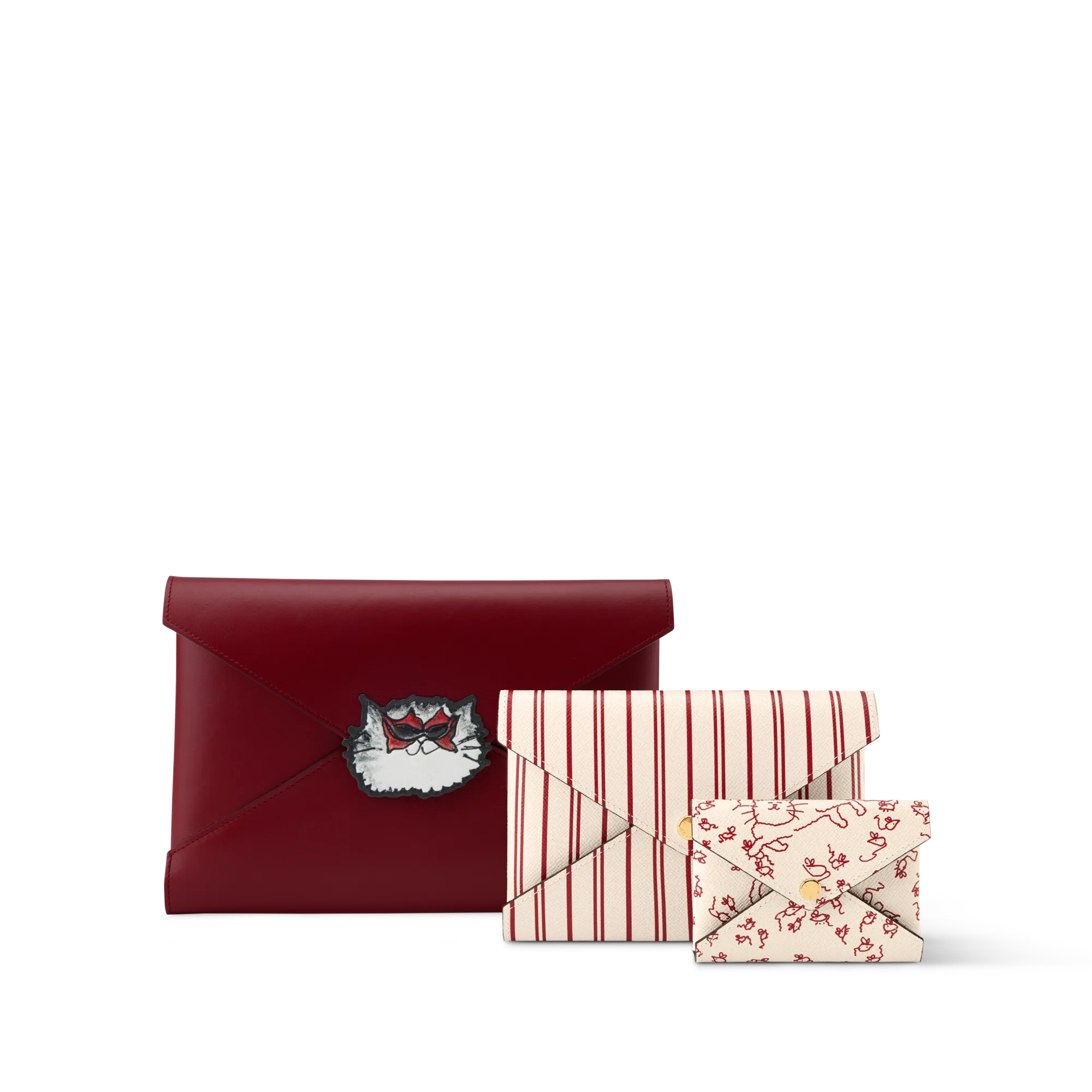 Louis Vuitton Kirigami Pochette Cowhide - Bags and Wallets - Women's Small Leather Goods M25760 Plum