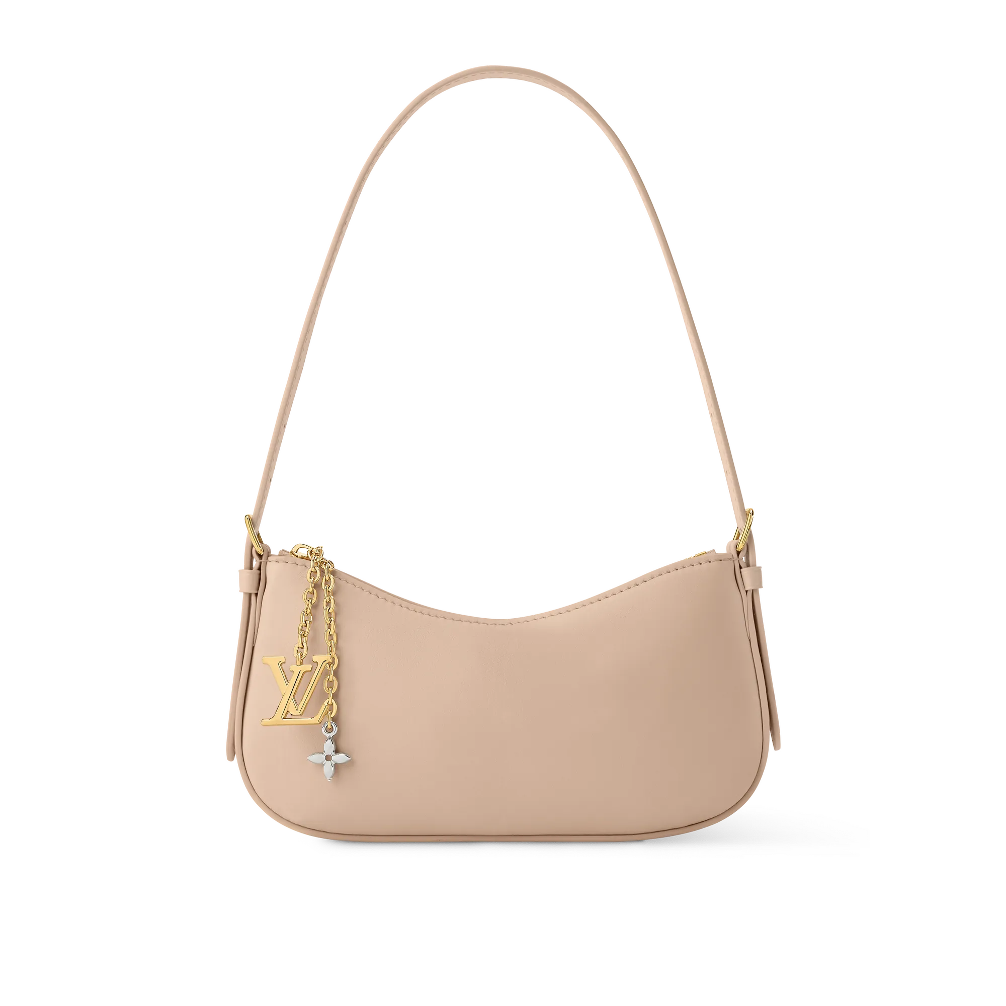 Louis Vuitton Pochette LV Bloom Cowhide - Bags and Wallets - Women's Small Leather Goods M25784 Beige