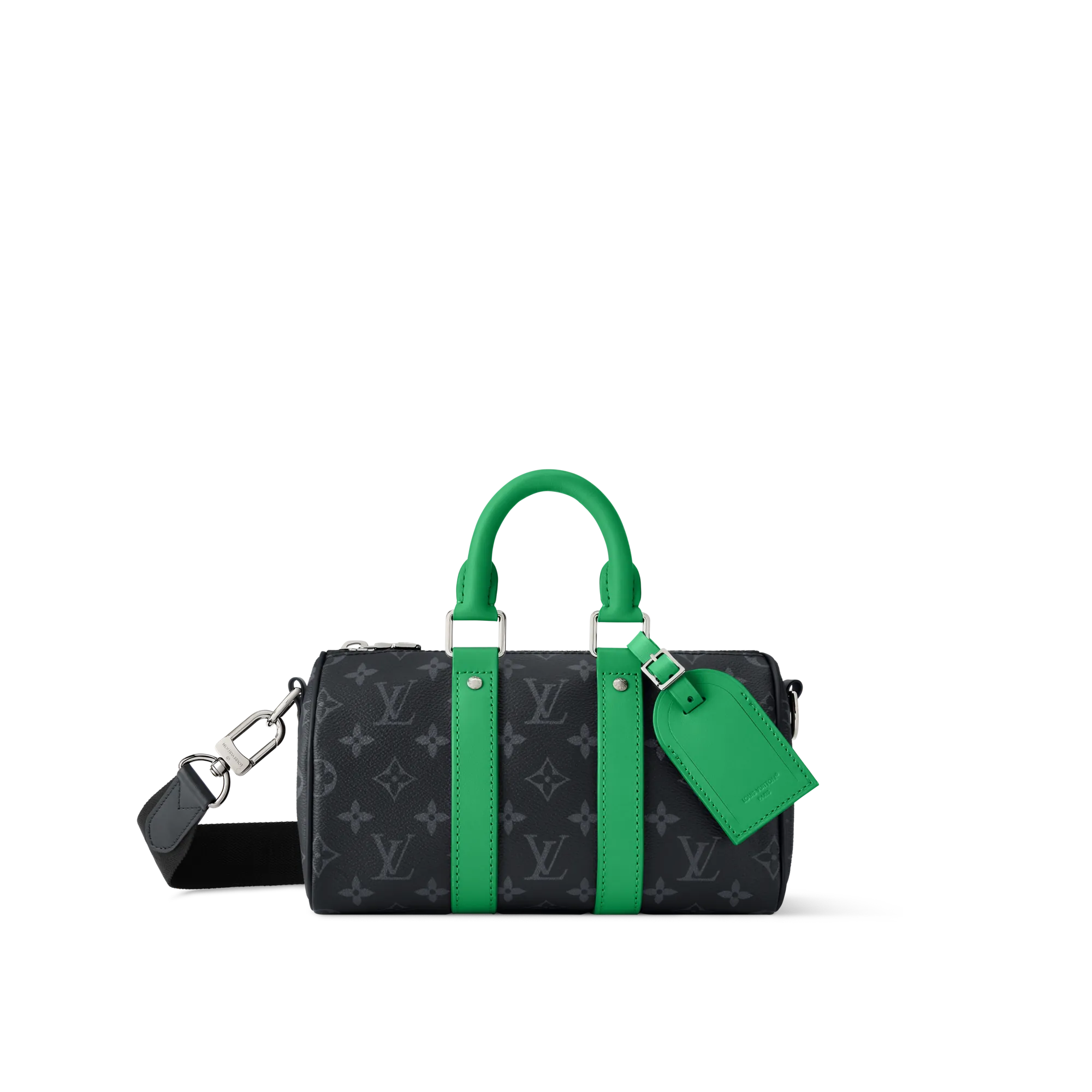 Louis Vuitton Keepall Bandoulière 25 Coated canvas - Bags and Wallets - Men's Bags M25885 Green Louis Vuitton Keepall Bandoulière 25 Coated canvas - Bags and Wallets - Men's Bags M25885 Green